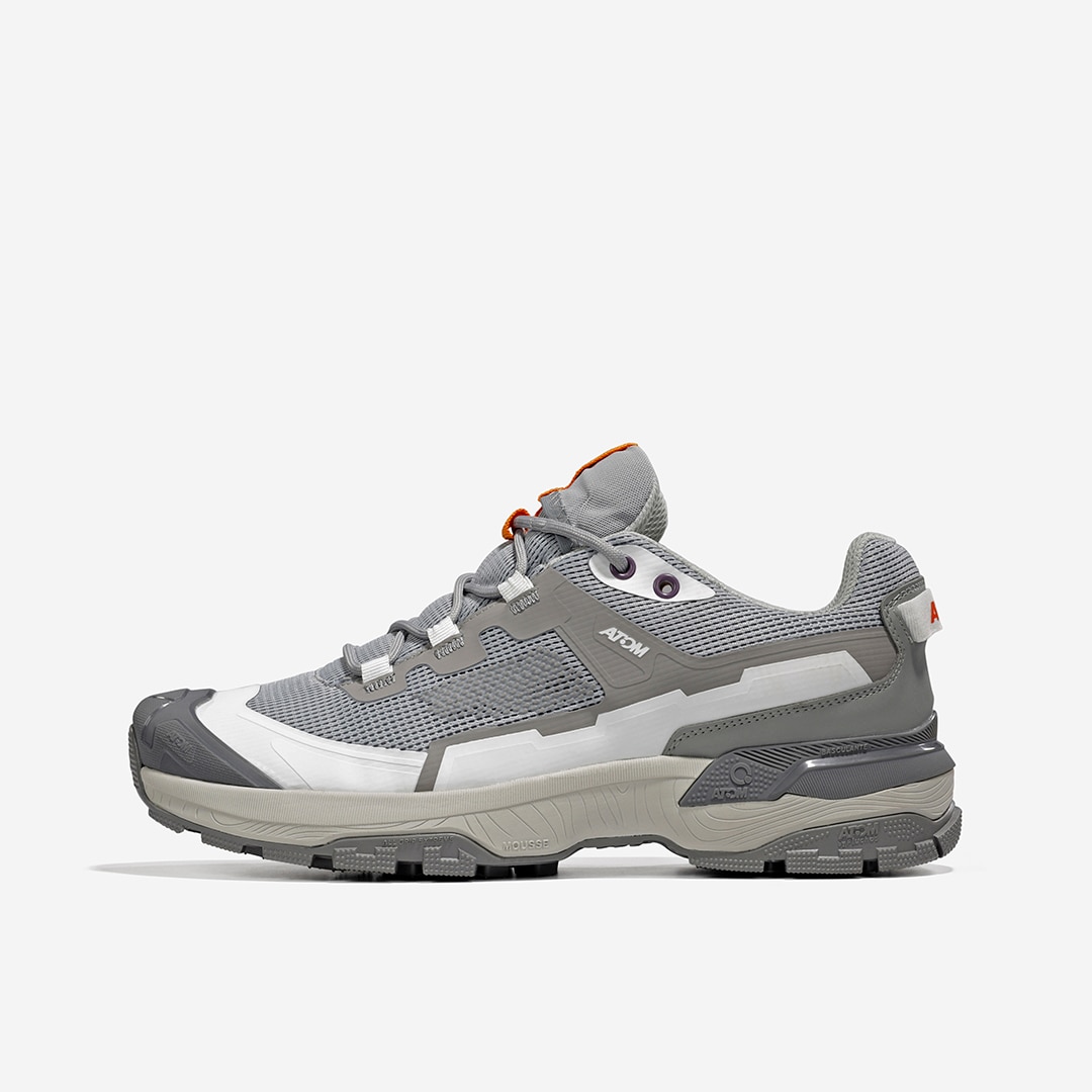 Zapatillas de montaña de hombre Atom - Gris ceniza Gris ceniza-2
