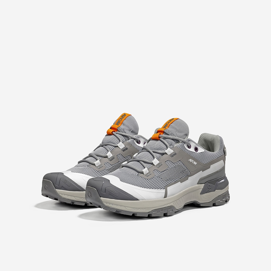 Zapatillas de montaña de hombre Atom - Gris ceniza Gris ceniza-4