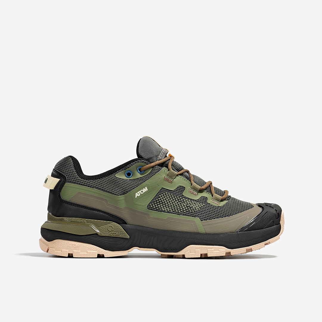 Zapatillas de montaña de hombre Atom - Gris verdoso Gris verdoso-1