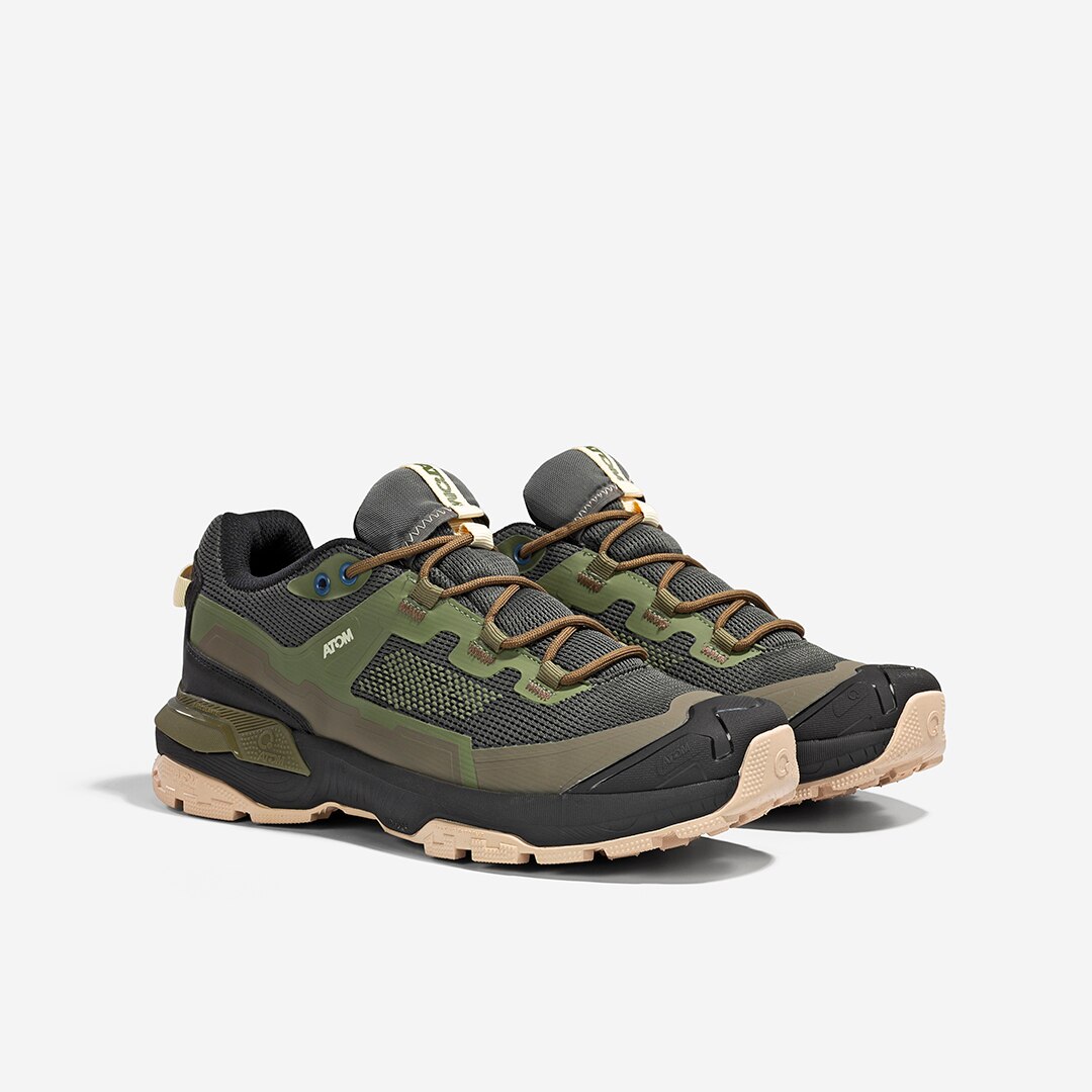 Zapatillas de montaña de hombre Atom - Gris verdoso Gris verdoso-5