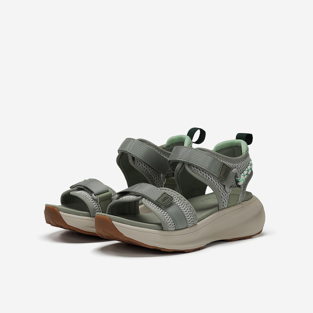 Sandalias casual de mujer Atom - Verde Verde-4