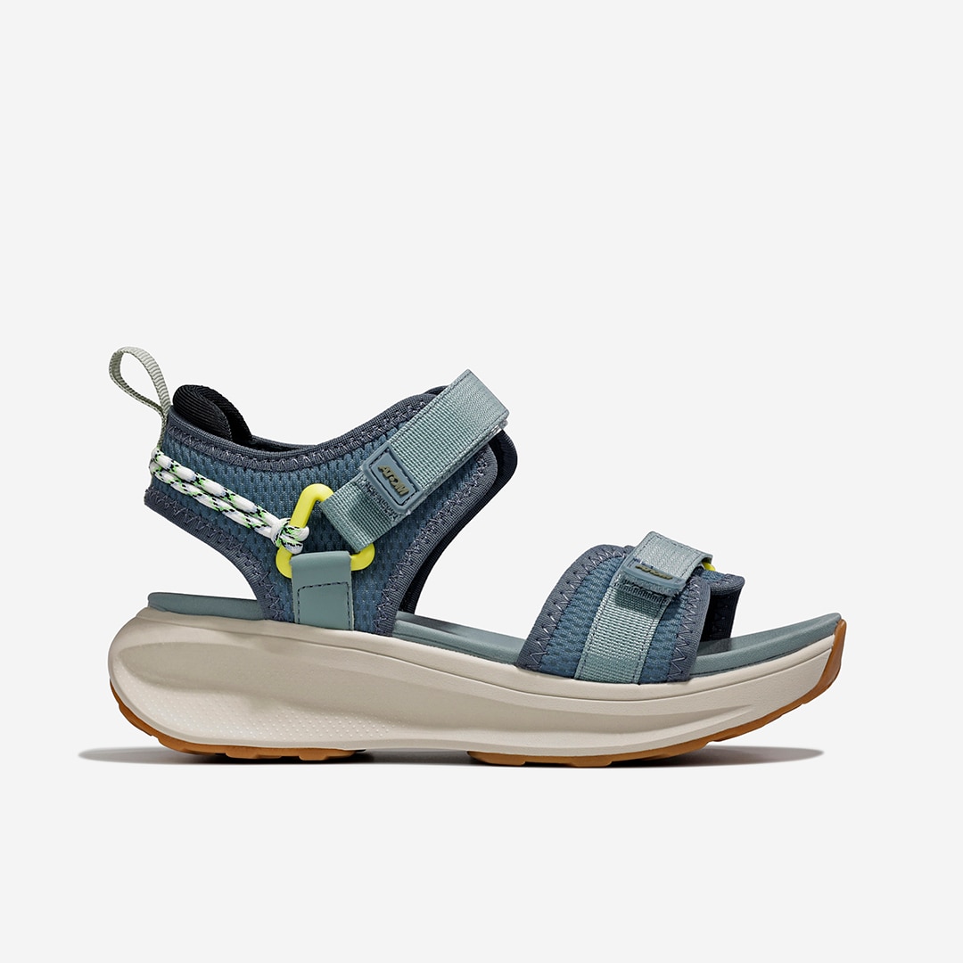 Sandalias casual de mujer Atom - Azul / Gris Azul / Gris-1