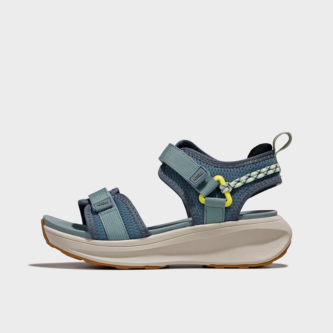 Sandalias casual de mujer Atom - Azul / Gris Azul / Gris-2
