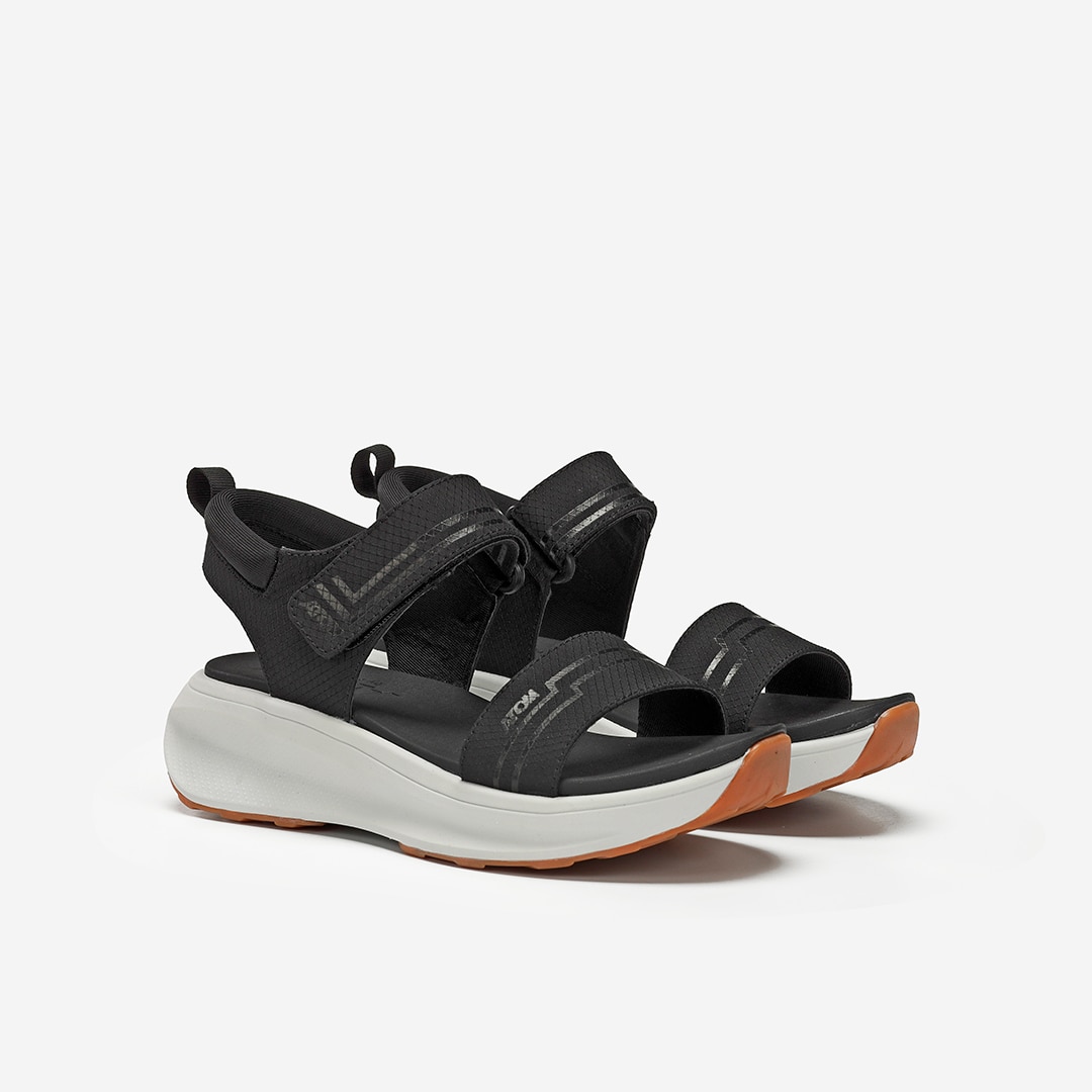Sandalias casual de mujer Atom - Negro Negro-5