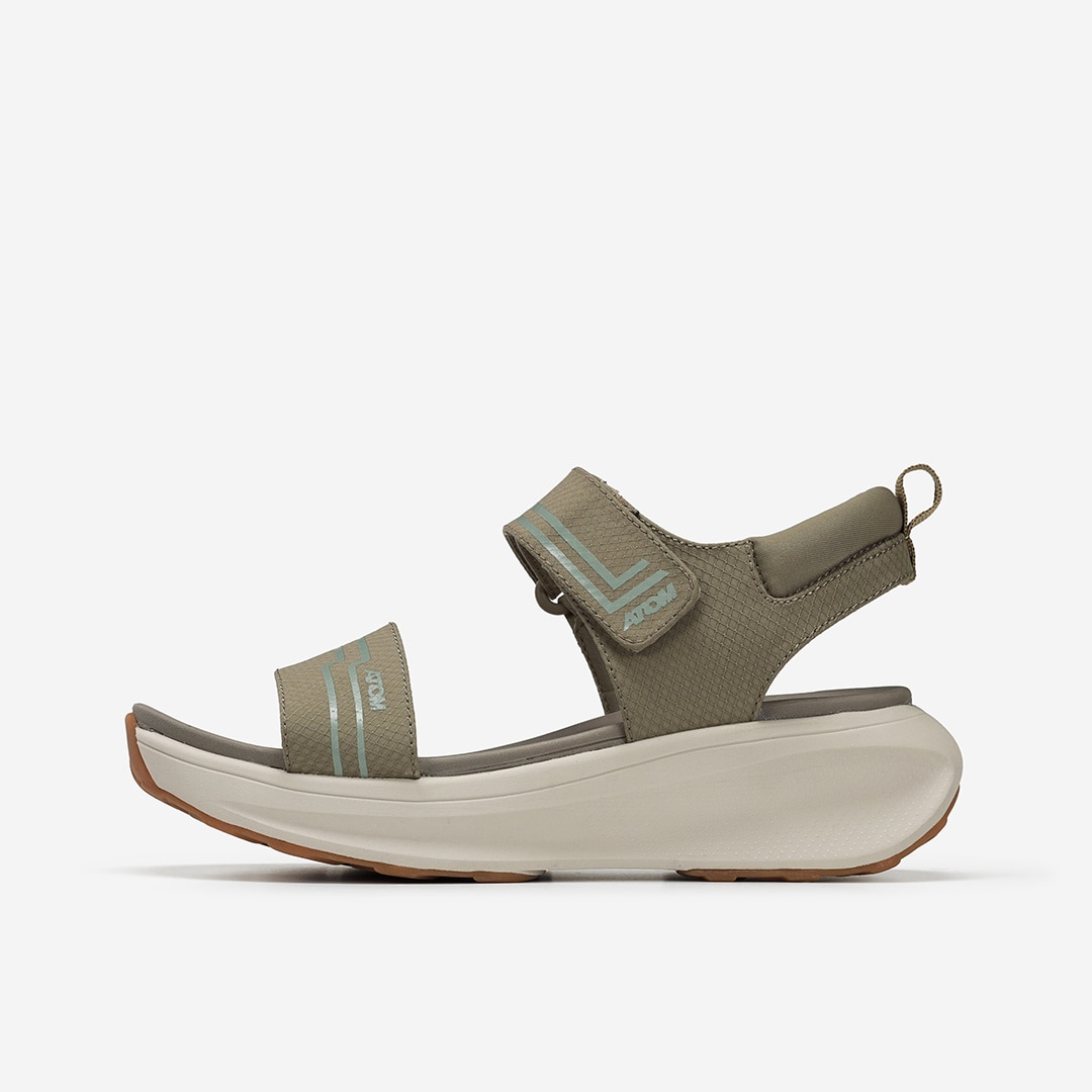 Sandalias casual de mujer Atom - Verde Verde-2