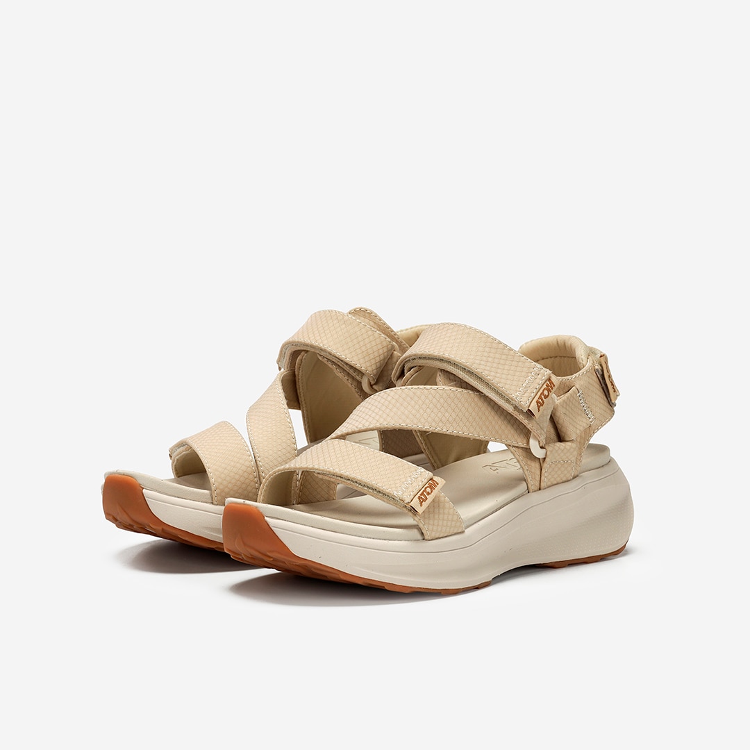 Sandalias casual de mujer Atom - Marrón Marrón-4