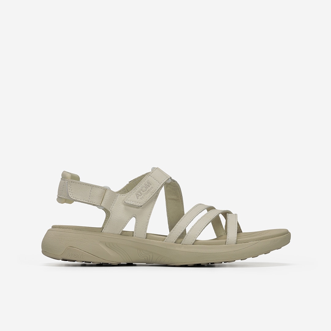 Atom Sandalias casual de mujer Negro