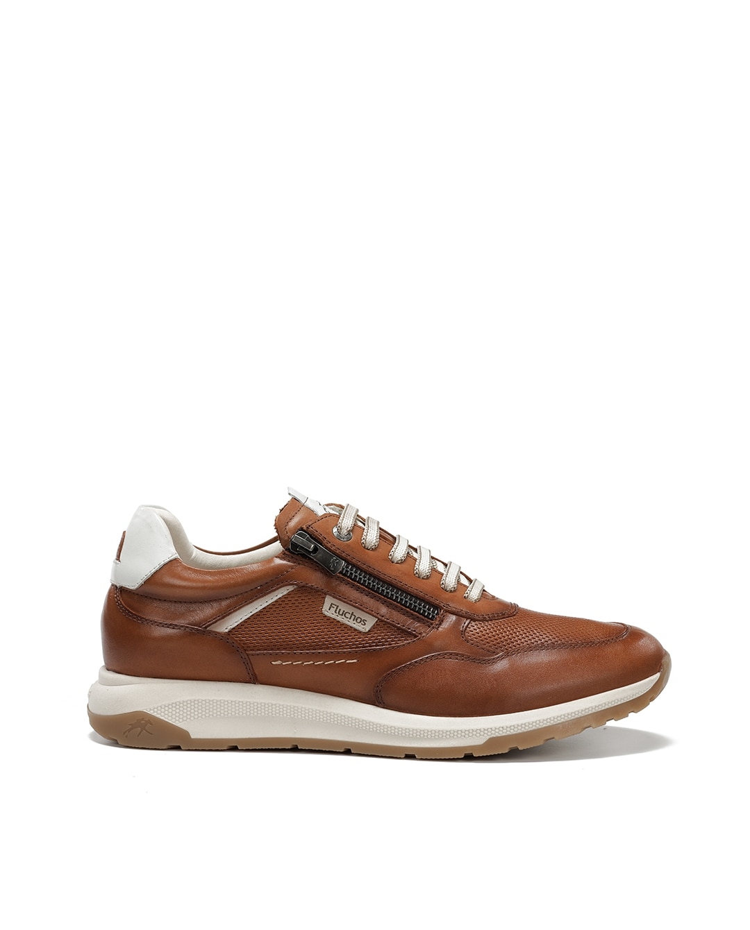 Zapatos de cordones de hombre fabricados en piel - Fluchos - Marrón Marrón-1