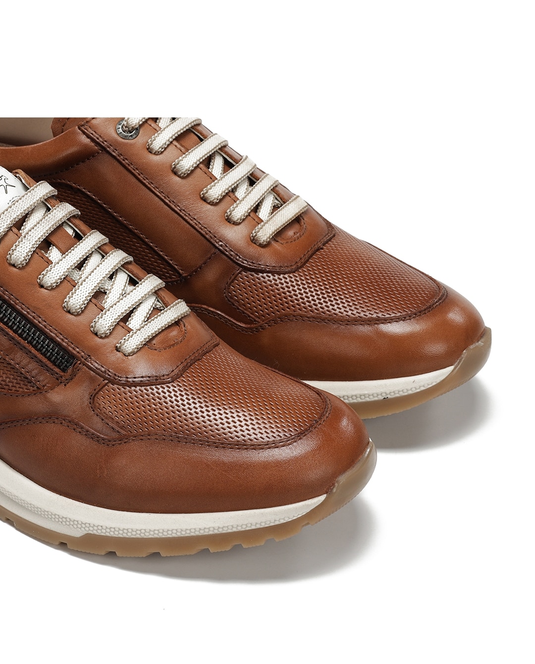 Zapatos de cordones de hombre fabricados en piel - Fluchos - Marrón Marrón-6