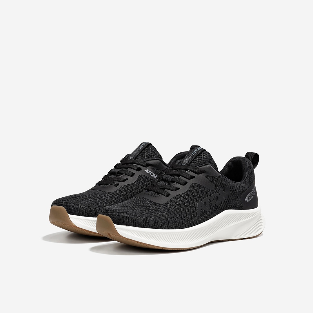 Imagen 4 de Zapatillas casual de mujer Atom - Negro / Blanco Negro / Blanco