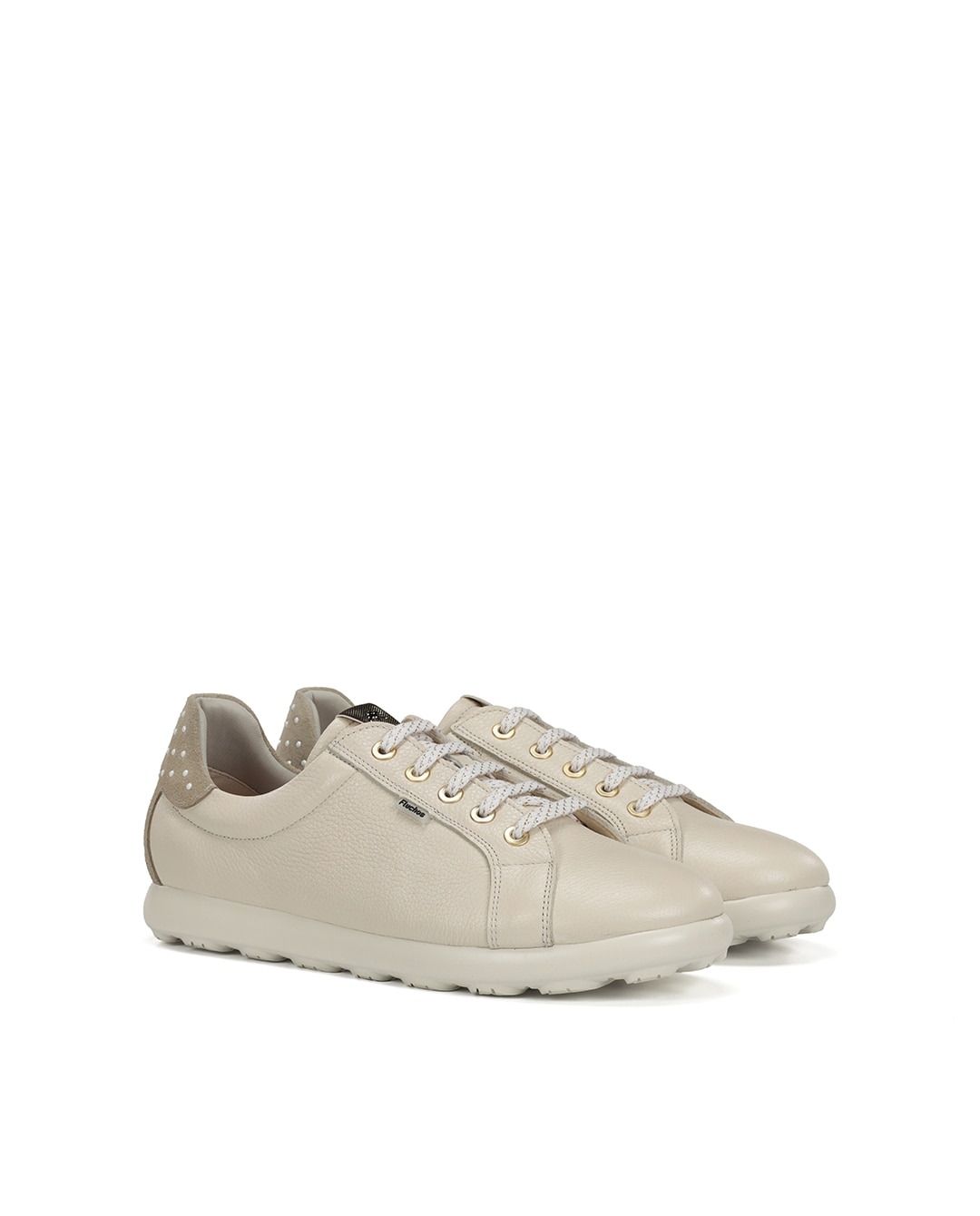 Zapatos de cordones de mujer fabricados en piel - Fluchos - Marrón Marrón-3