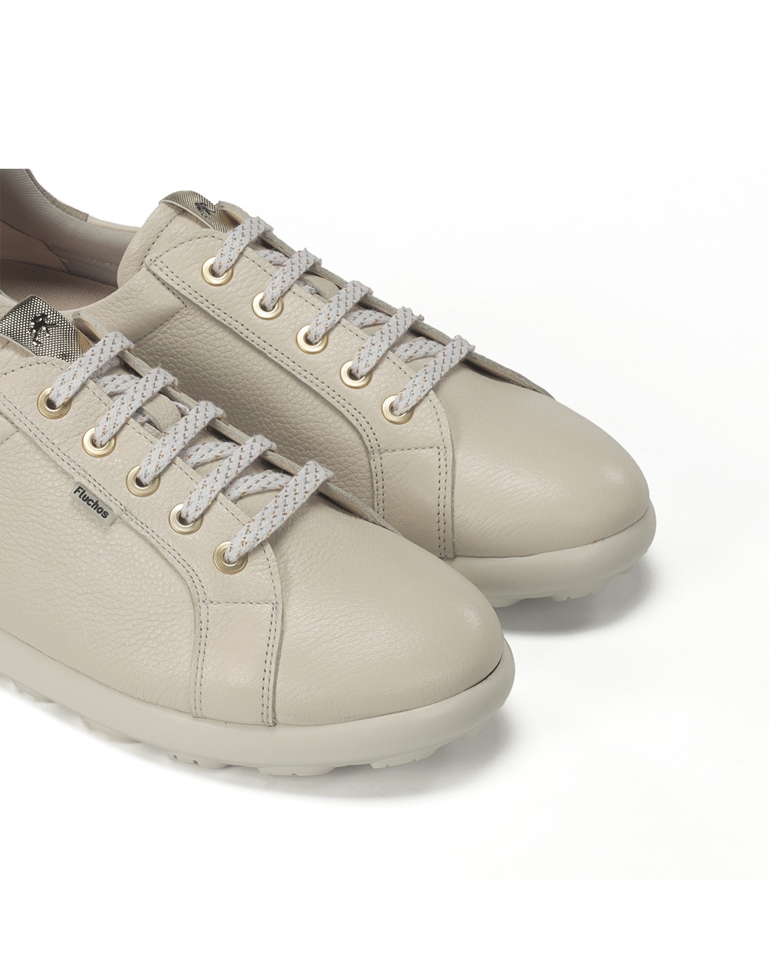 Zapatos de cordones de mujer fabricados en piel - Fluchos - Marrón Marrón-4