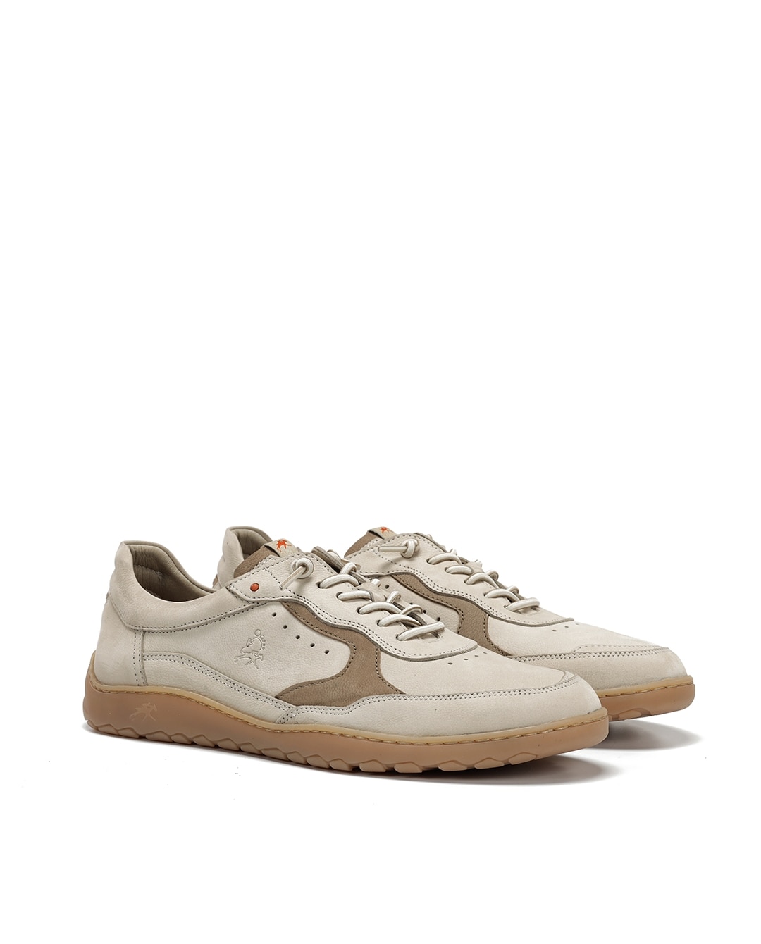 Zapatos de cordones de hombre fabricados en nobuck - Fluchos - Blanco Blanco-3