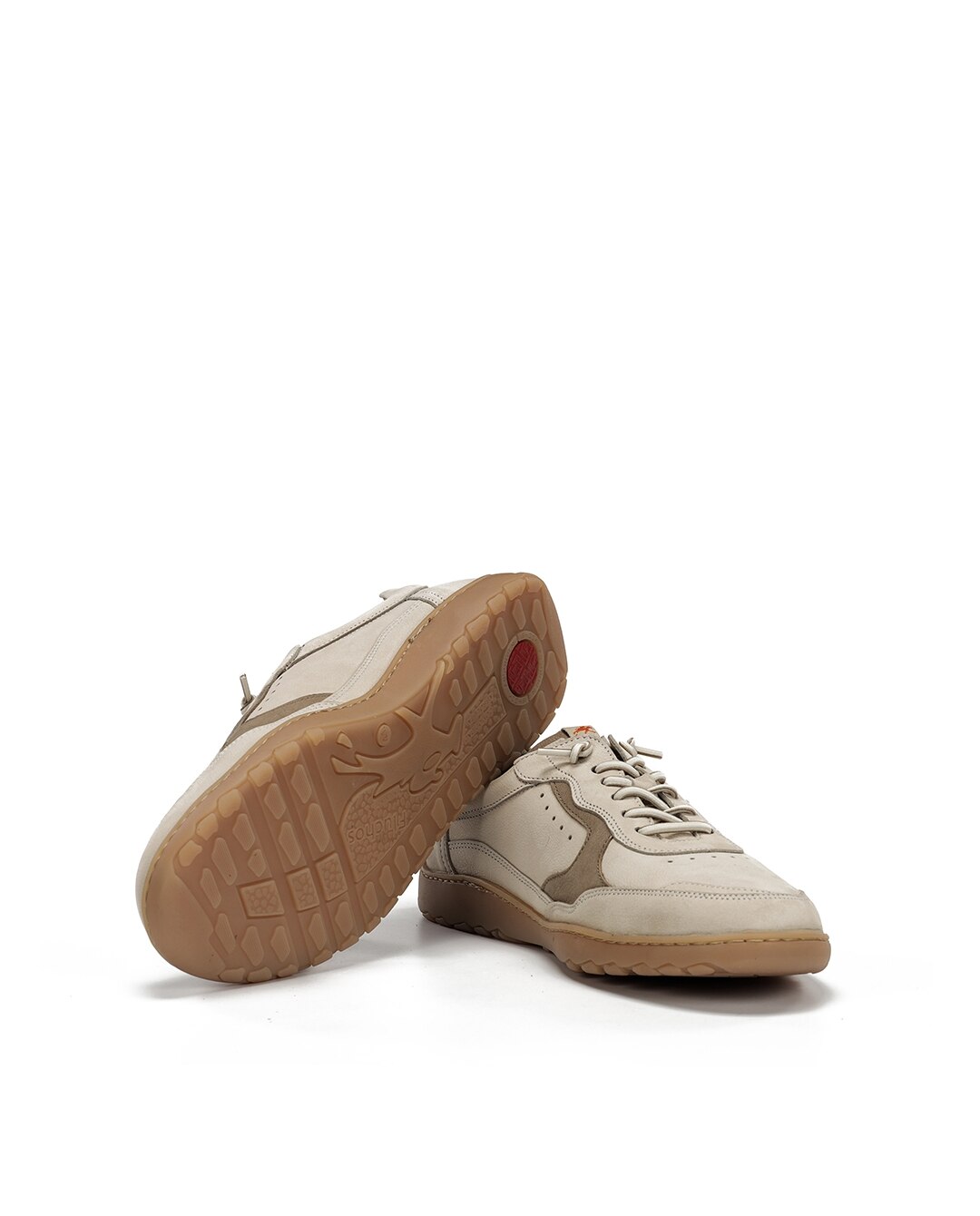 Zapatos de cordones de hombre fabricados en nobuck - Fluchos - Blanco Blanco-4