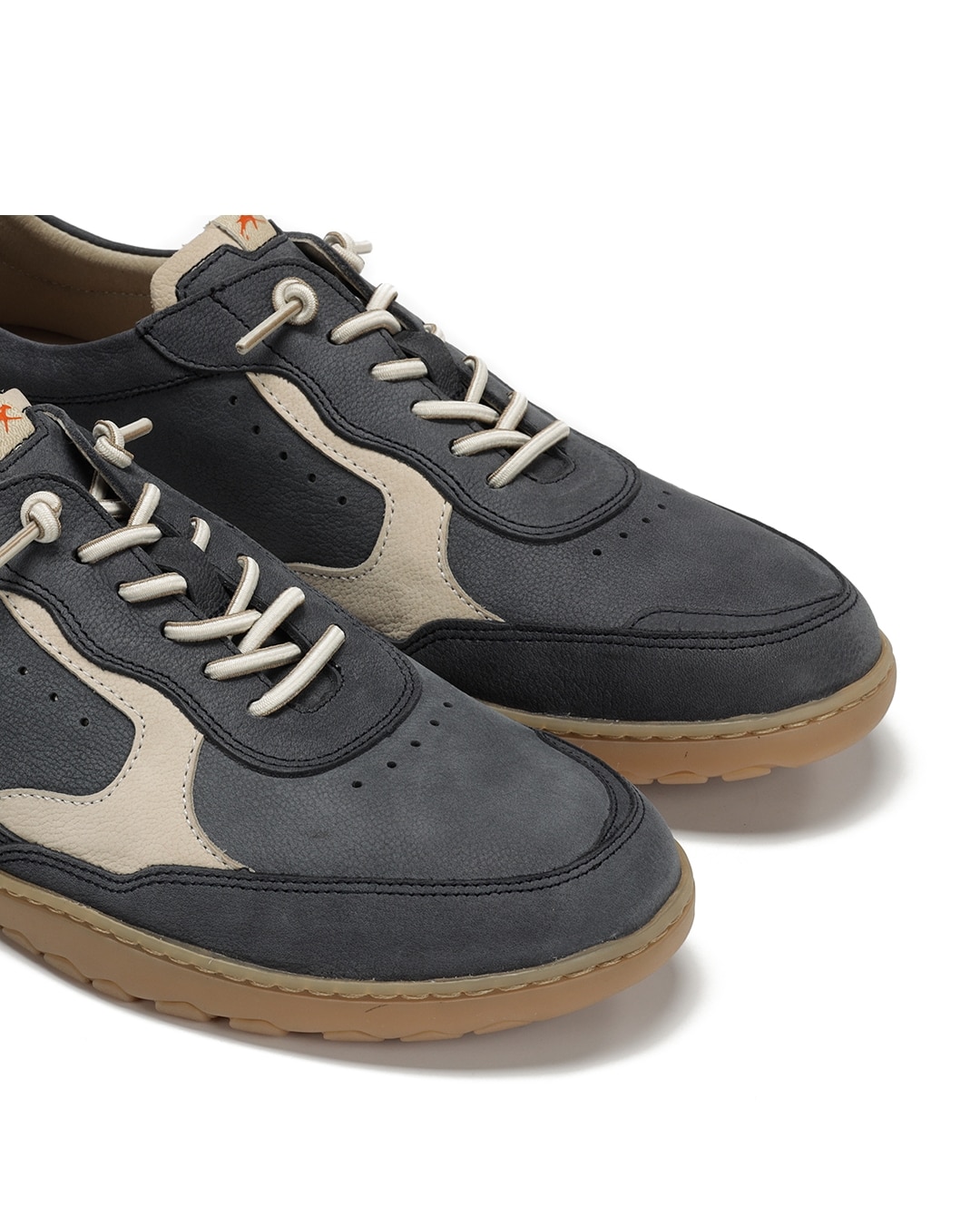 Zapatos de cordones de hombre fabricados en nobuck - Fluchos - Azul Azul-6
