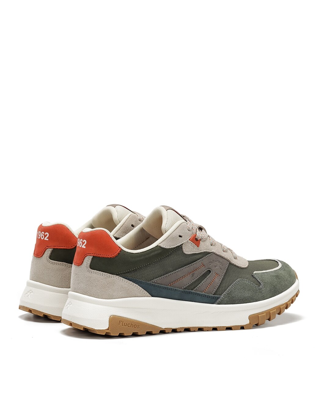 Fluchos - Zapatos de cordones de hombre fabricados en serraje.