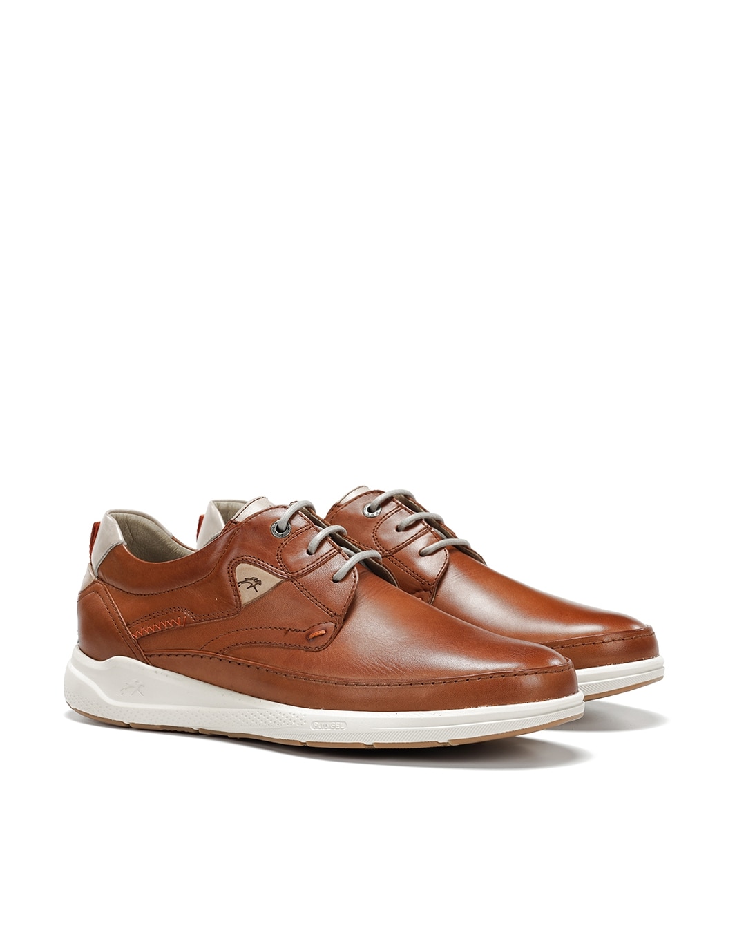 Zapatos de cordones de hombre fabricados en piel - Fluchos - Marrón Marrón-3