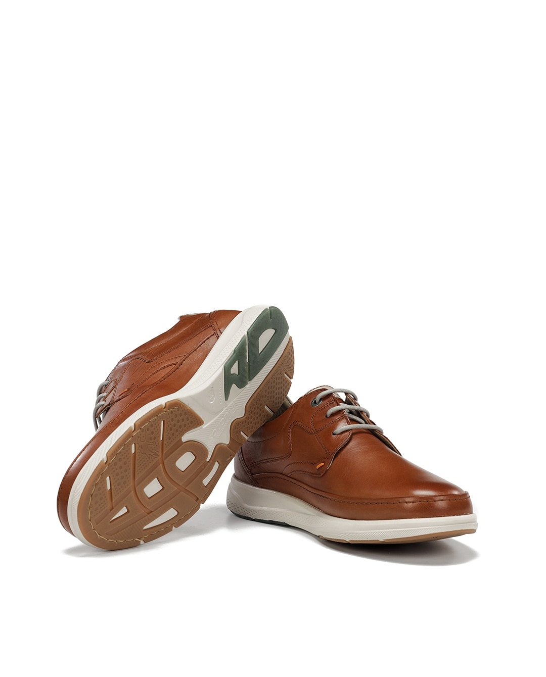 Zapatos de cordones de hombre fabricados en piel - Fluchos - Marrón Marrón-4