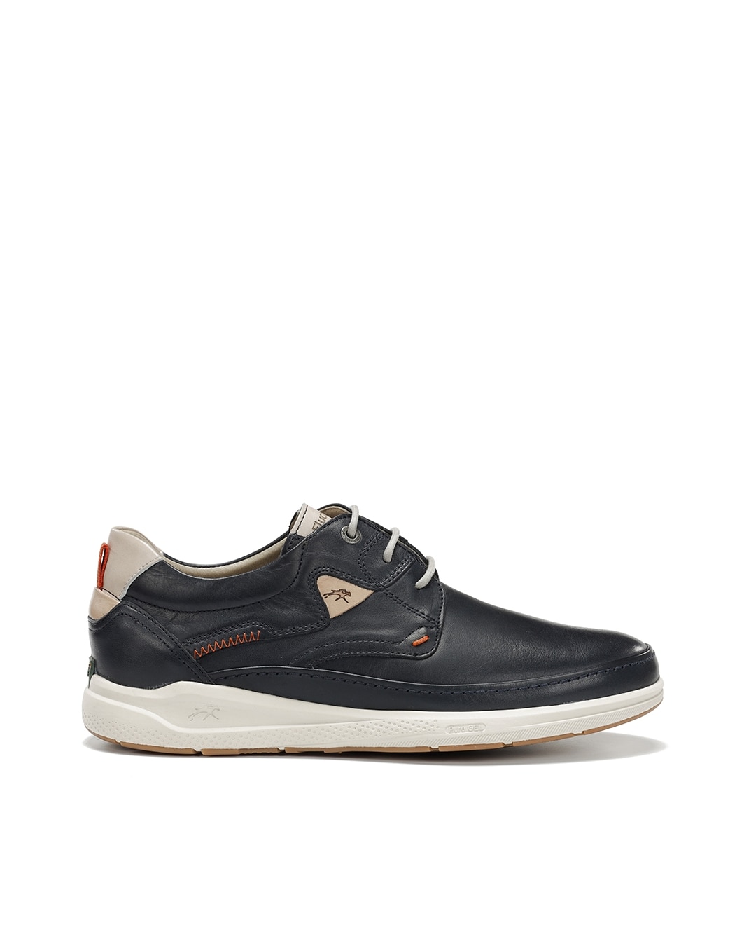 Zapatos de cordones de hombre fabricados en piel - Fluchos - Azul Azul-1