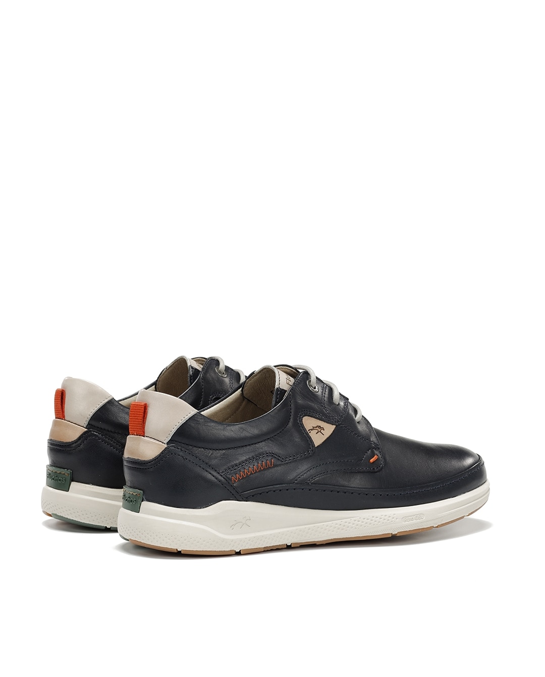 Zapatos de cordones de hombre fabricados en piel - Fluchos - Azul Azul-2
