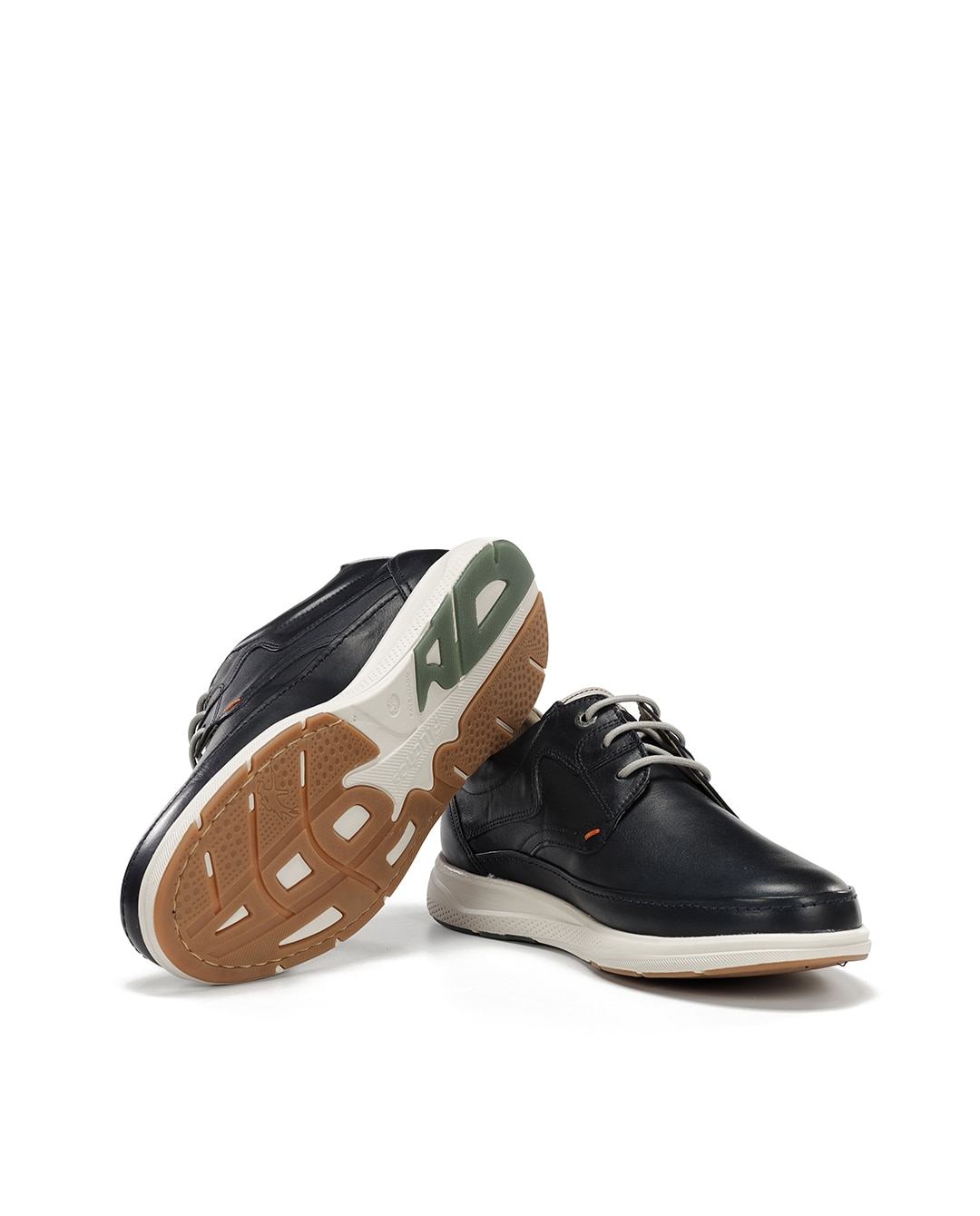 Zapatos de cordones de hombre fabricados en piel - Fluchos - Azul Azul-4