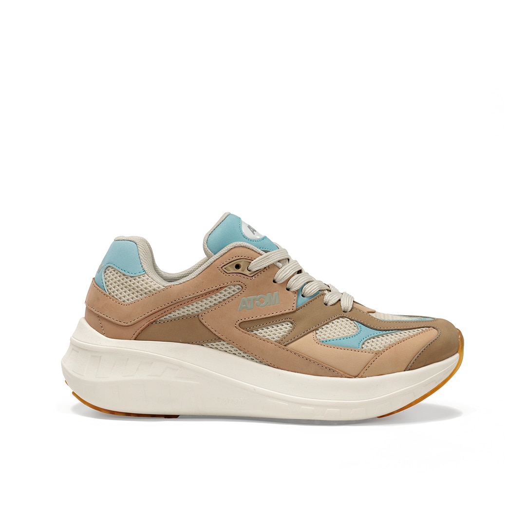 Atom Zapatilla casual de mujer Venture-Max AT198 Natural