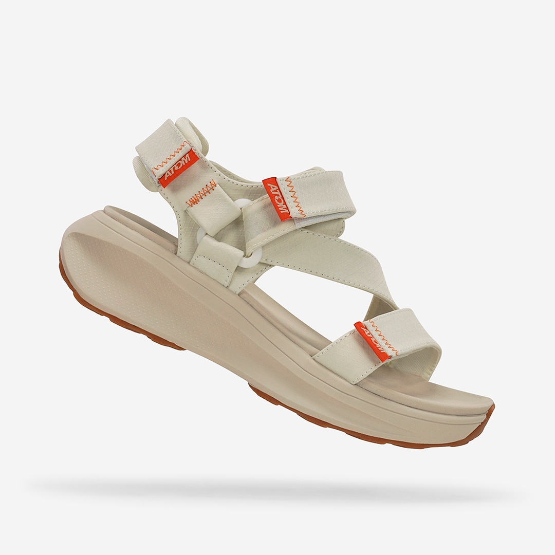 Sandalias casual de mujer Atom - Blanco Blanco-1
