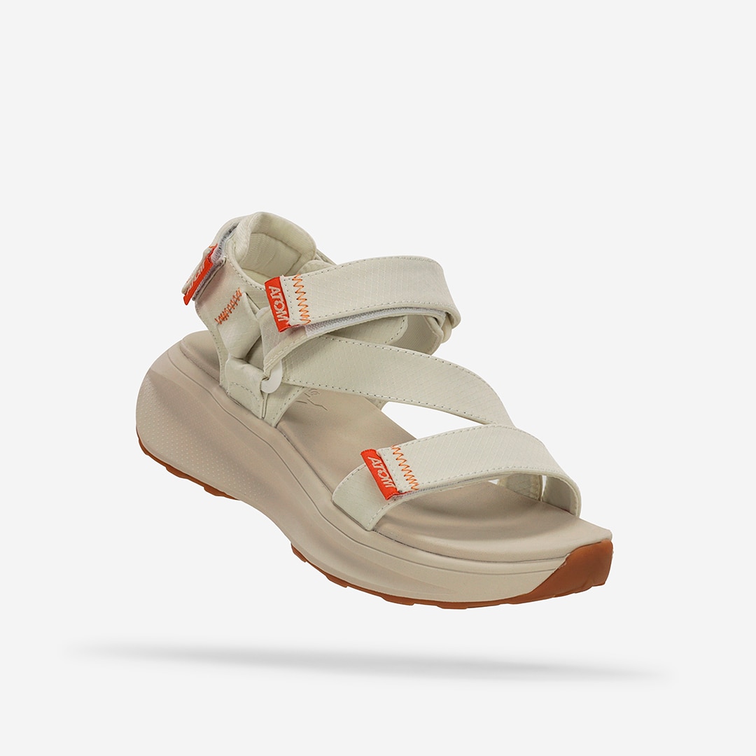 Sandalias casual de mujer Atom - Blanco Blanco-2