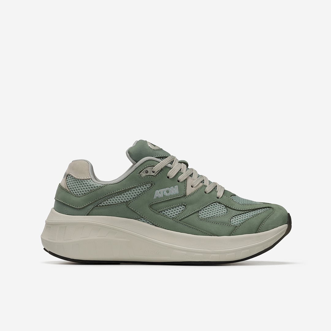 Atom Zapatillas casual de hombre Marrón oscuro