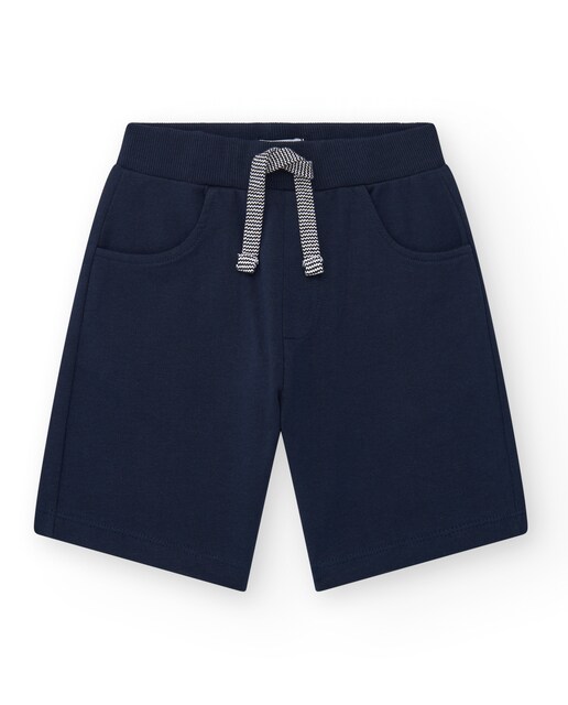 Imagen 0 de Bermuda de niño liso con cintura ajustable y bolsillos