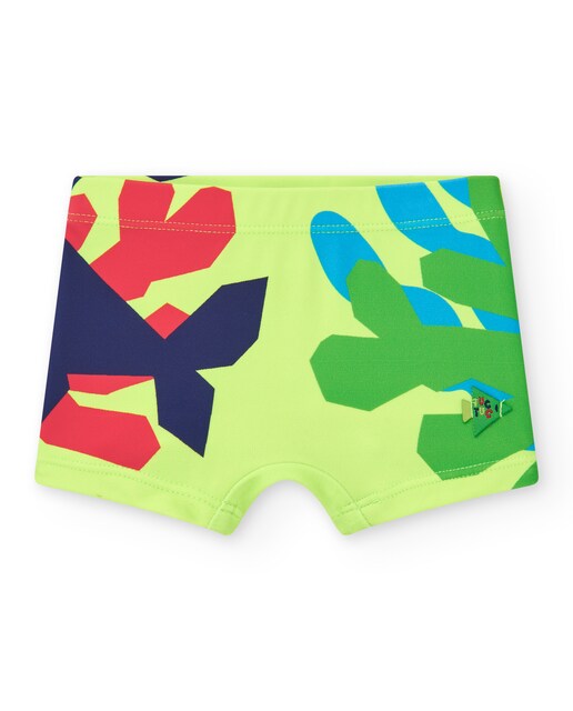 Imagen 0 de Bóxer de baño de bebé niño con estampado marino