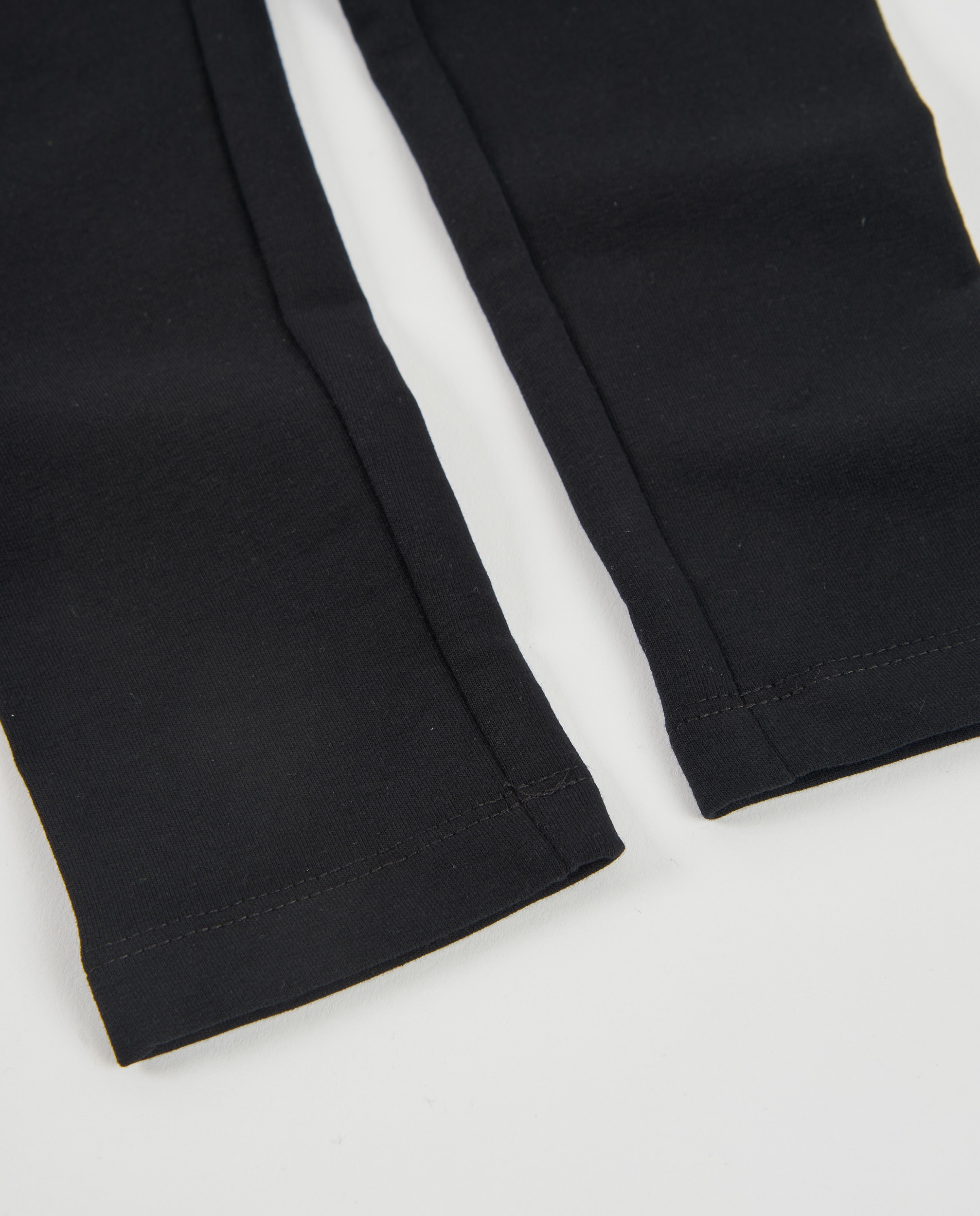 Imagen 4 de Leggings de niña de felpa con corte largo y ajuste elástico - Tuc tuc - Negro Negro