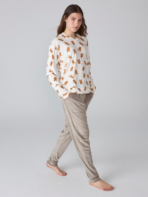 Imagen 0 de Conjunto de pijama para mujer en estampado ositos