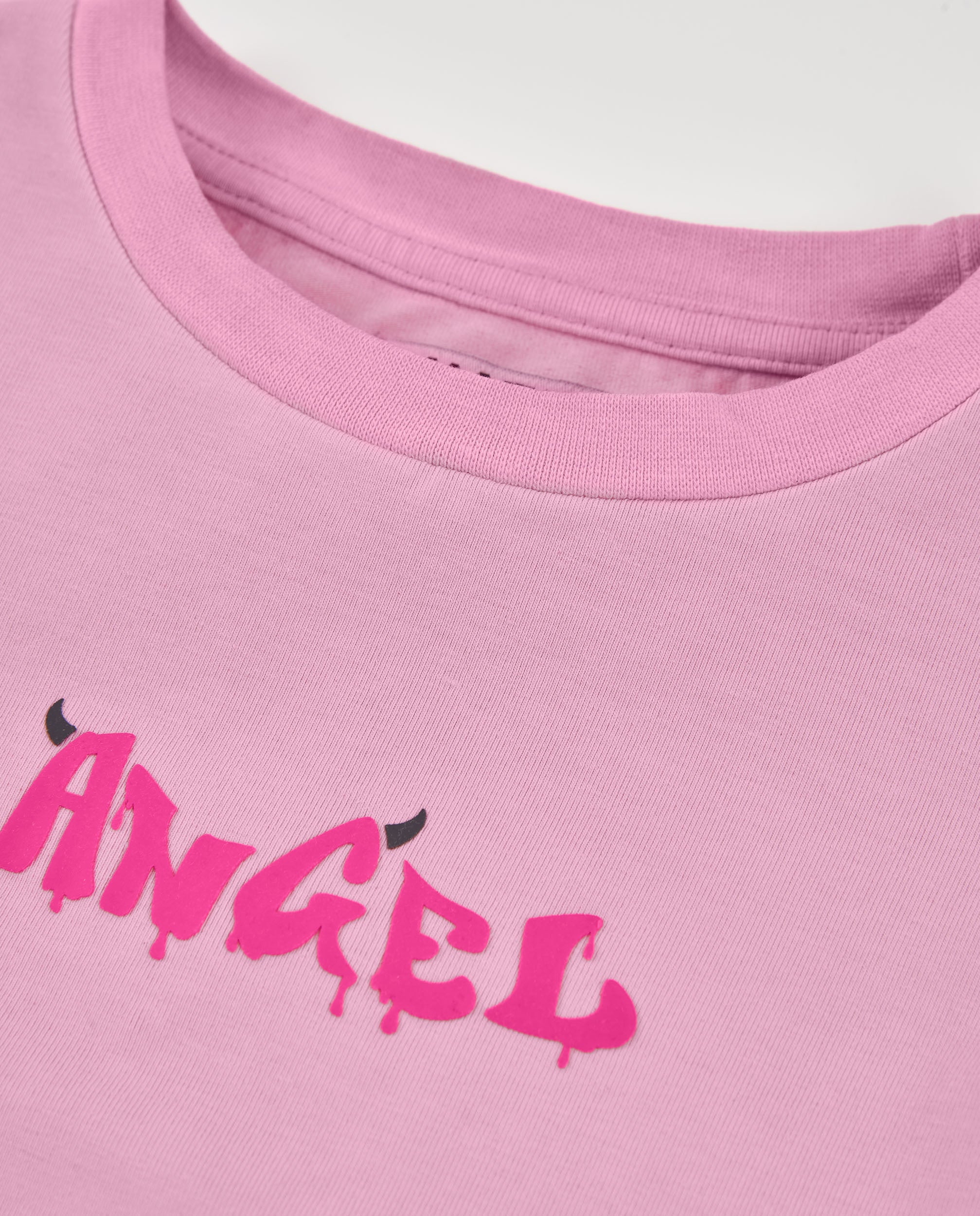 Camiseta de niña de punto con frunces laterales - Tuc tuc - Rosa Rosa-4