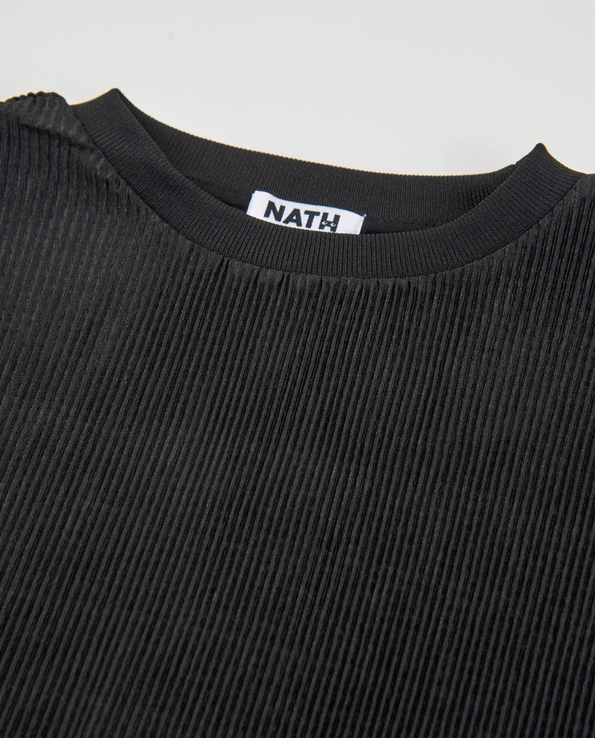 Imagen 4 de Camiseta de niña de punto con tejido canalé - Tuc tuc - Negro Negro