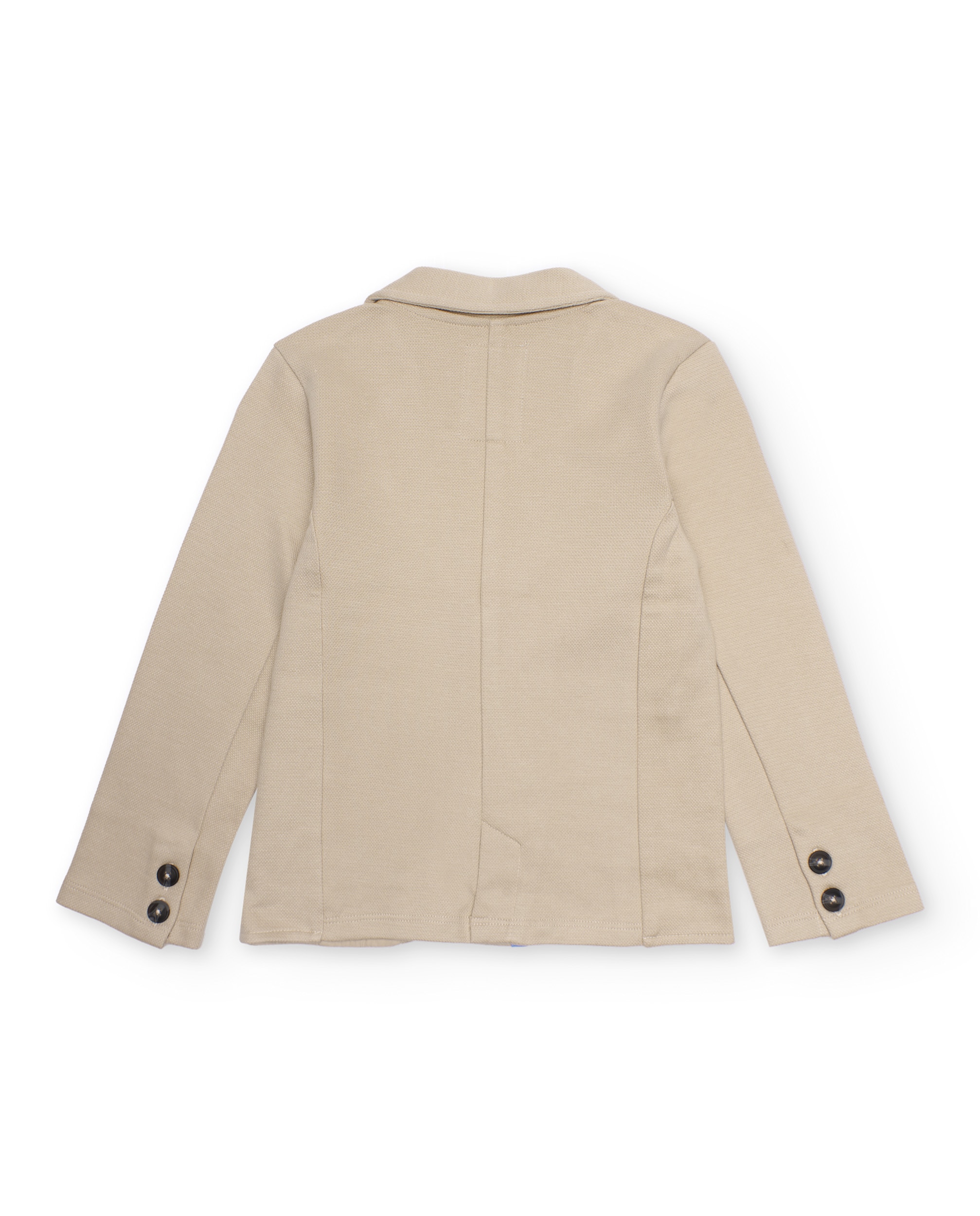Americana de niño de punto con solapas clásicas - Tuc tuc - Beige Beige-2