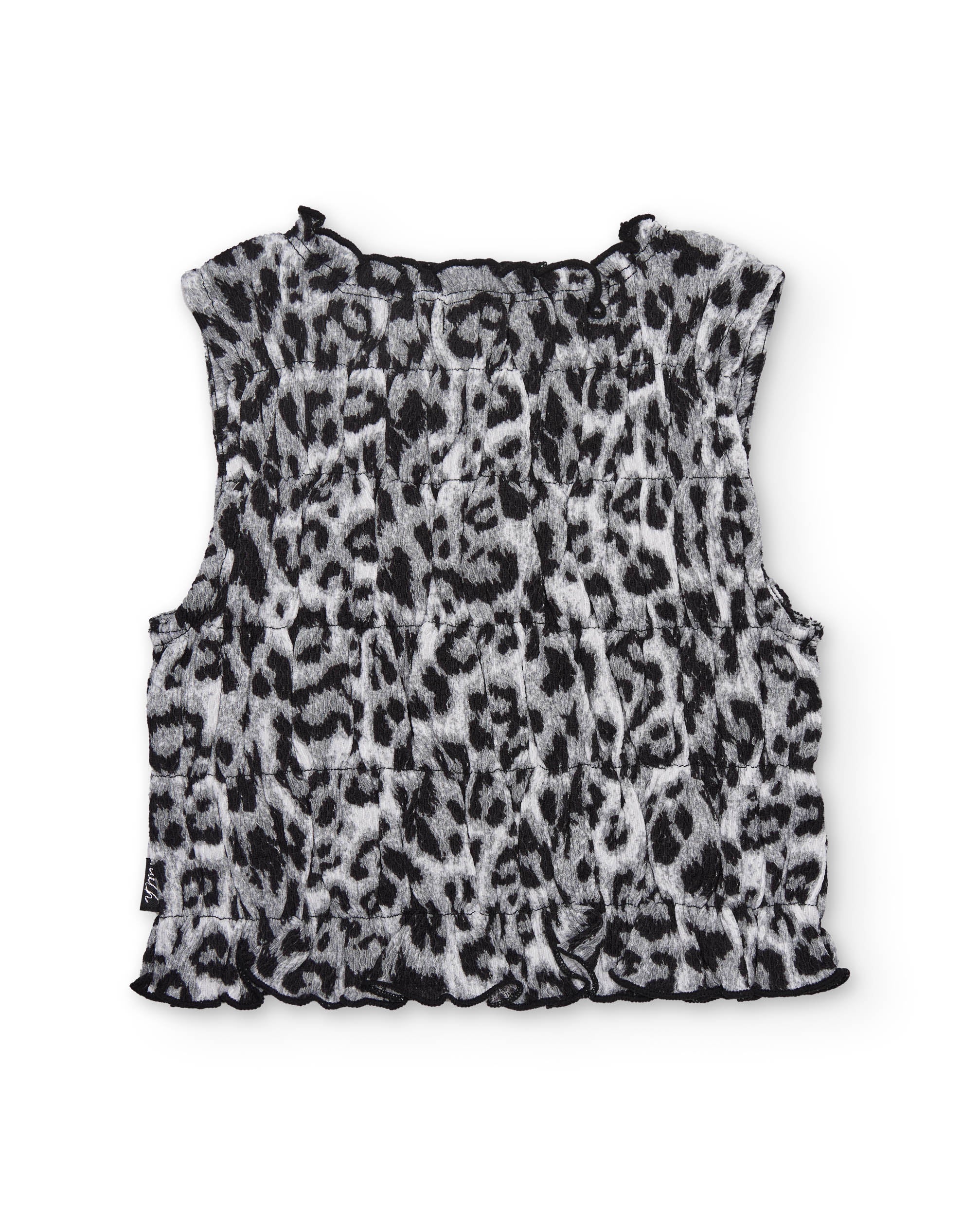 Imagen 2 de Top de niña de plana con diseño animal print - Tuc tuc - Negro Negro