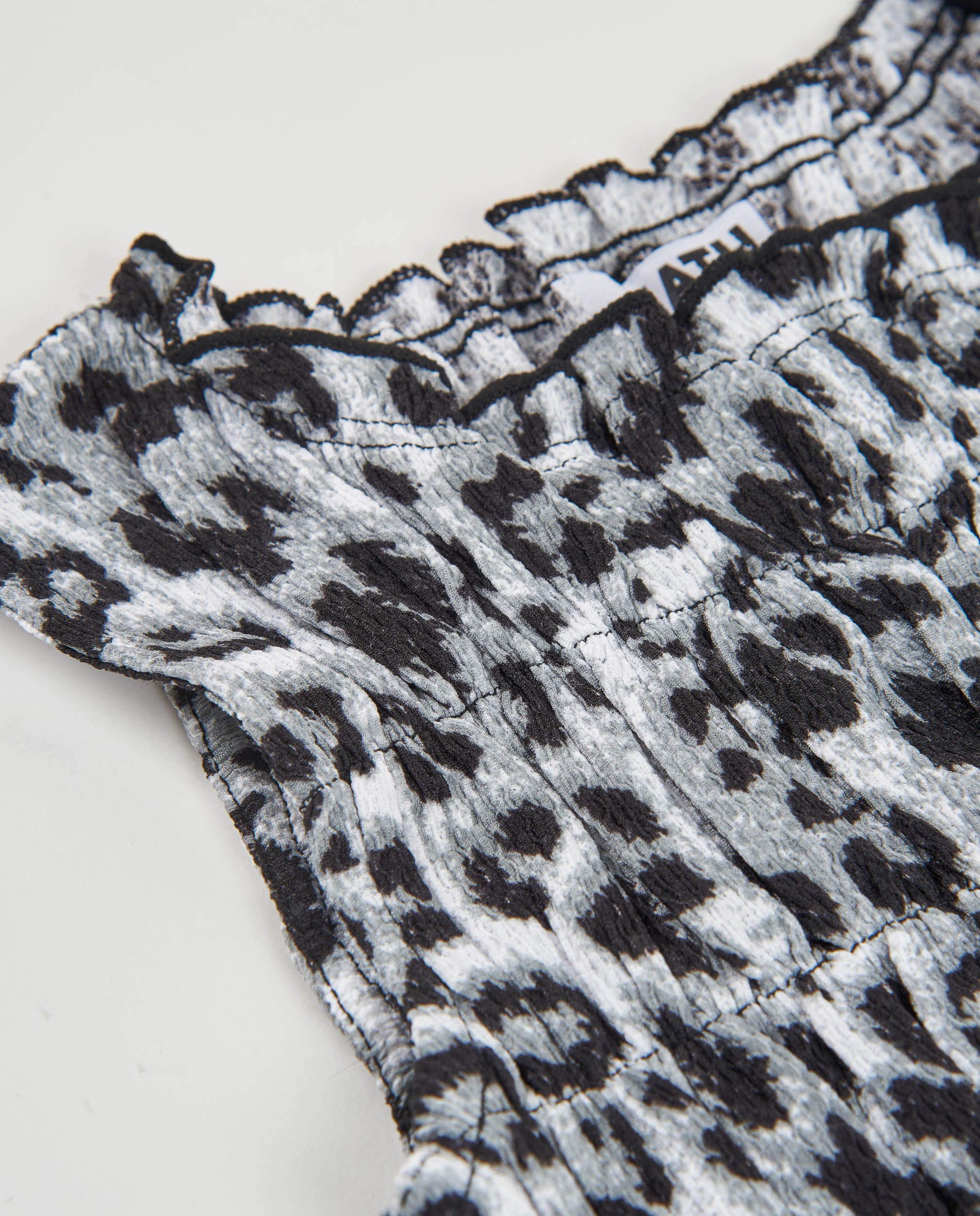 Imagen 4 de Top de niña de plana con diseño animal print - Tuc tuc - Negro Negro