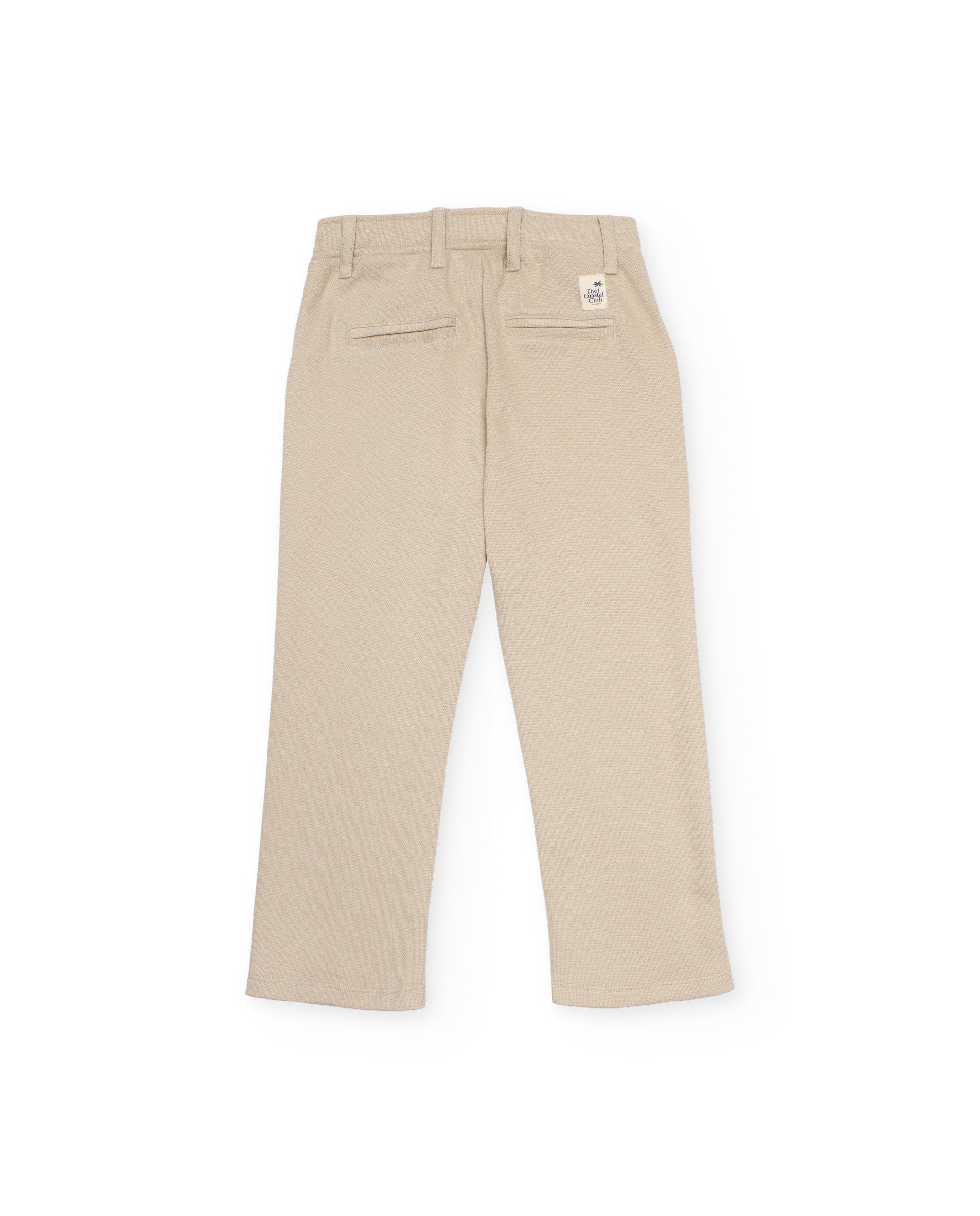 Imagen 2 de Pantalones de niño de punto y corte recto - Tuc tuc - Beige Beige