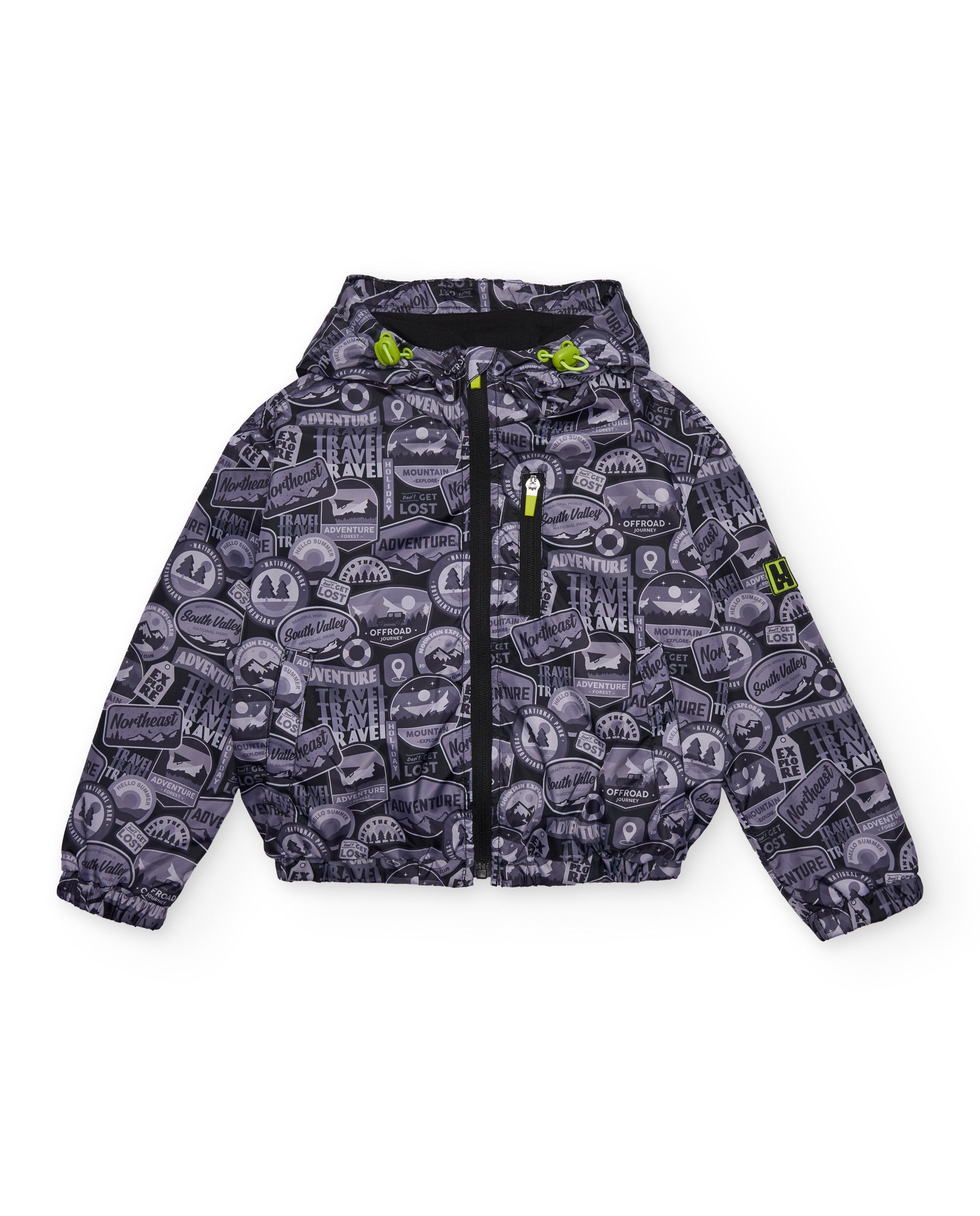 Imagen 0 de Chaqueta de niño de plana con temática aventurera Gris