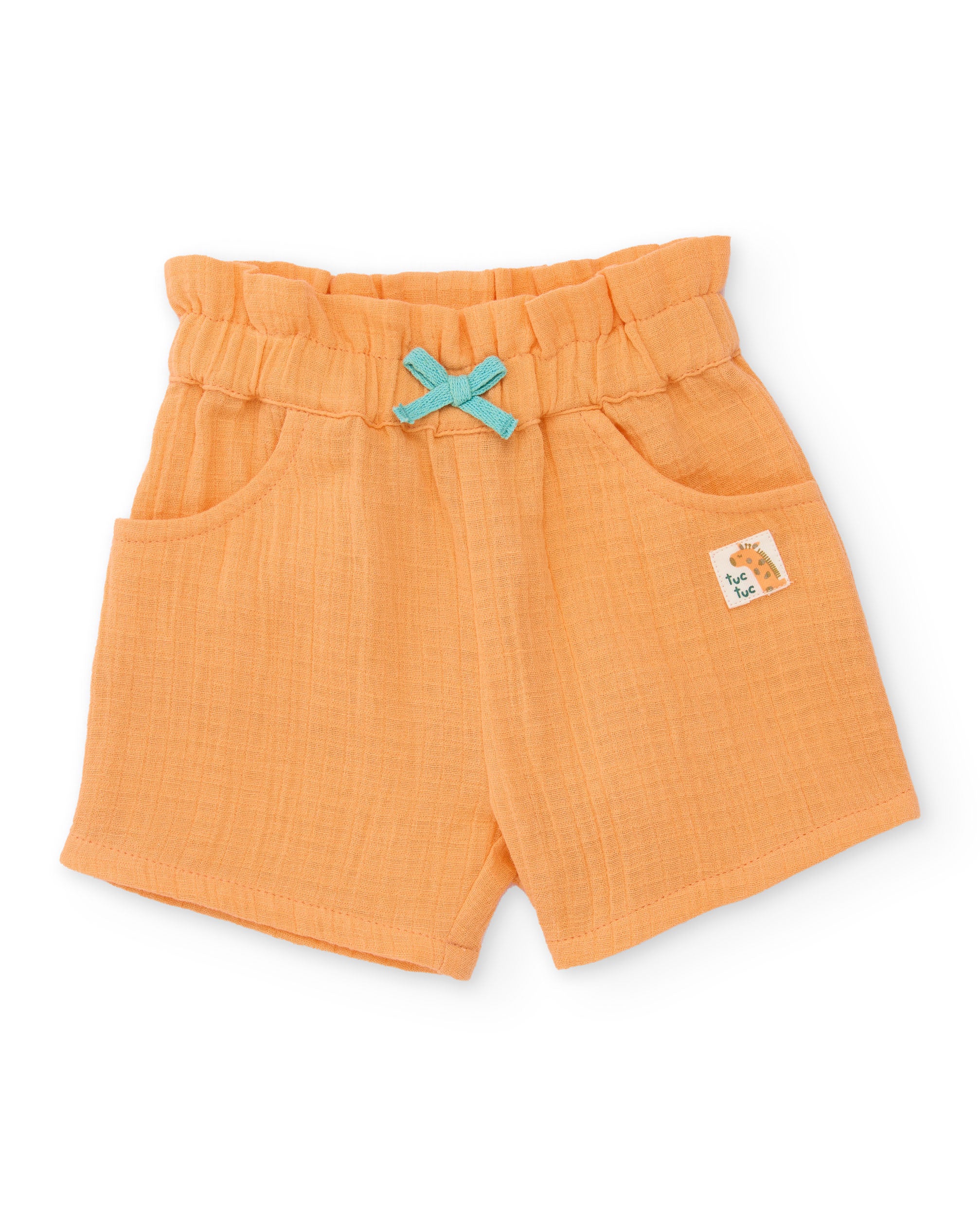 Conjunto de recién nacido de plana y estampado jirafas - Tuc tuc - Naranja Naranja-4