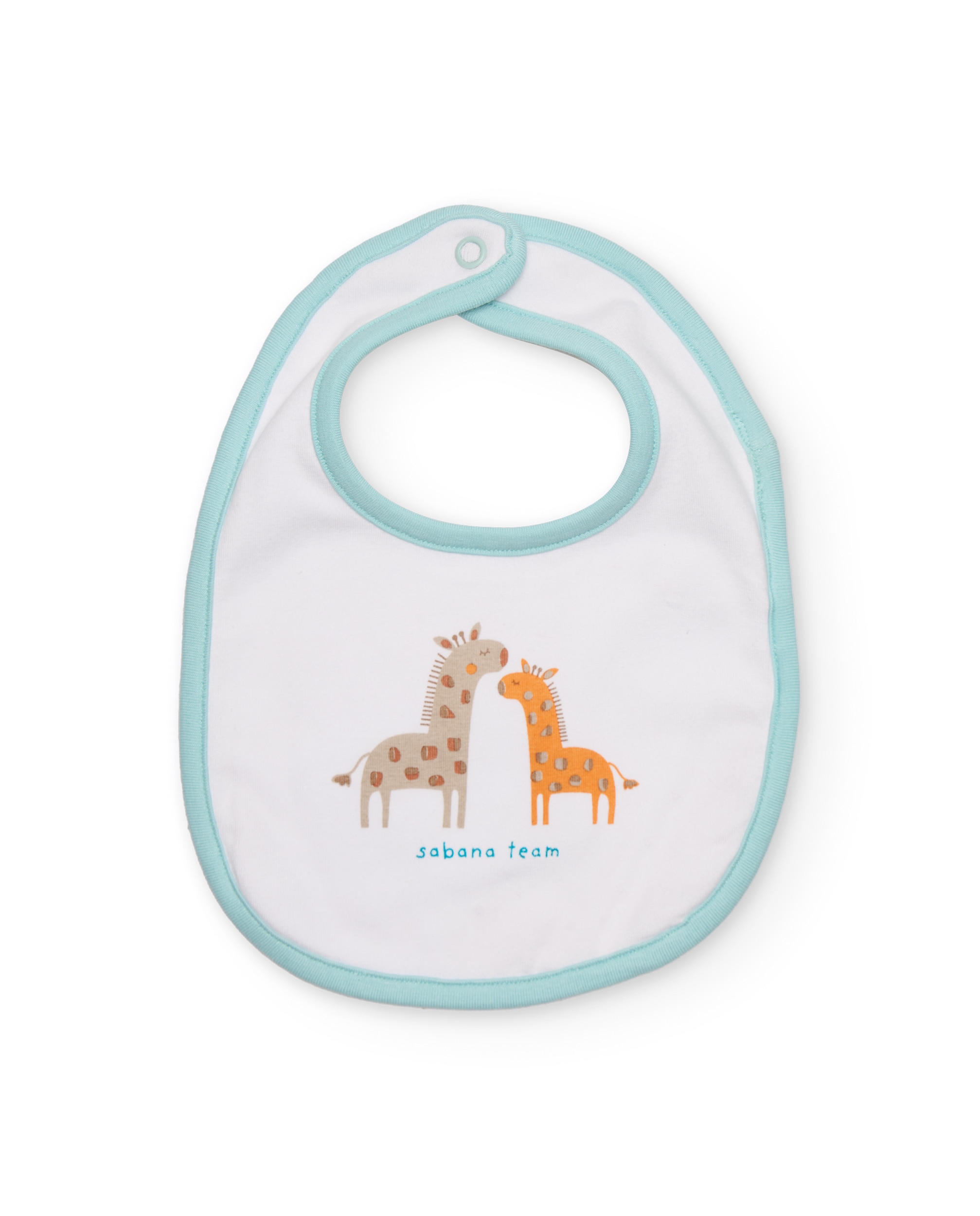 Pack de baberos de bebé niña de punto y cierre a presión - Tuc tuc - Naranja mango Naranja mango-3