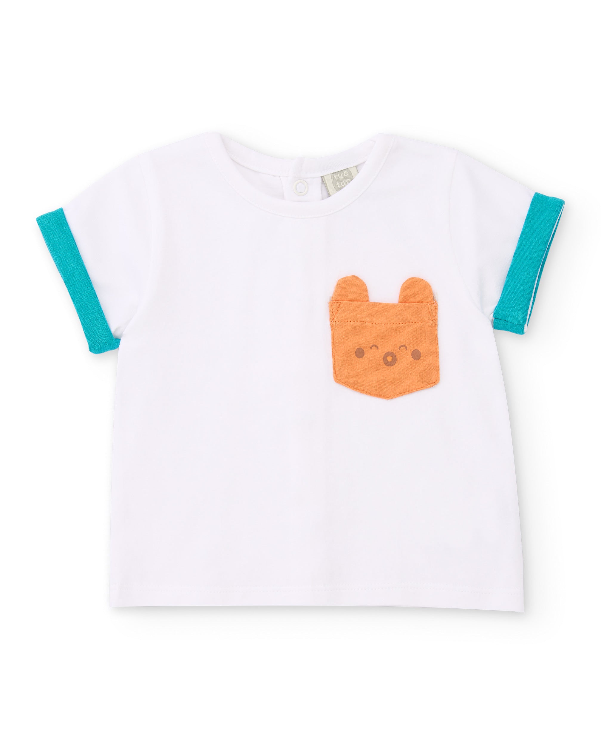Conjunto de recién nacido de punto y bolsillo decorativo - Tuc tuc - Blanco Blanco-2