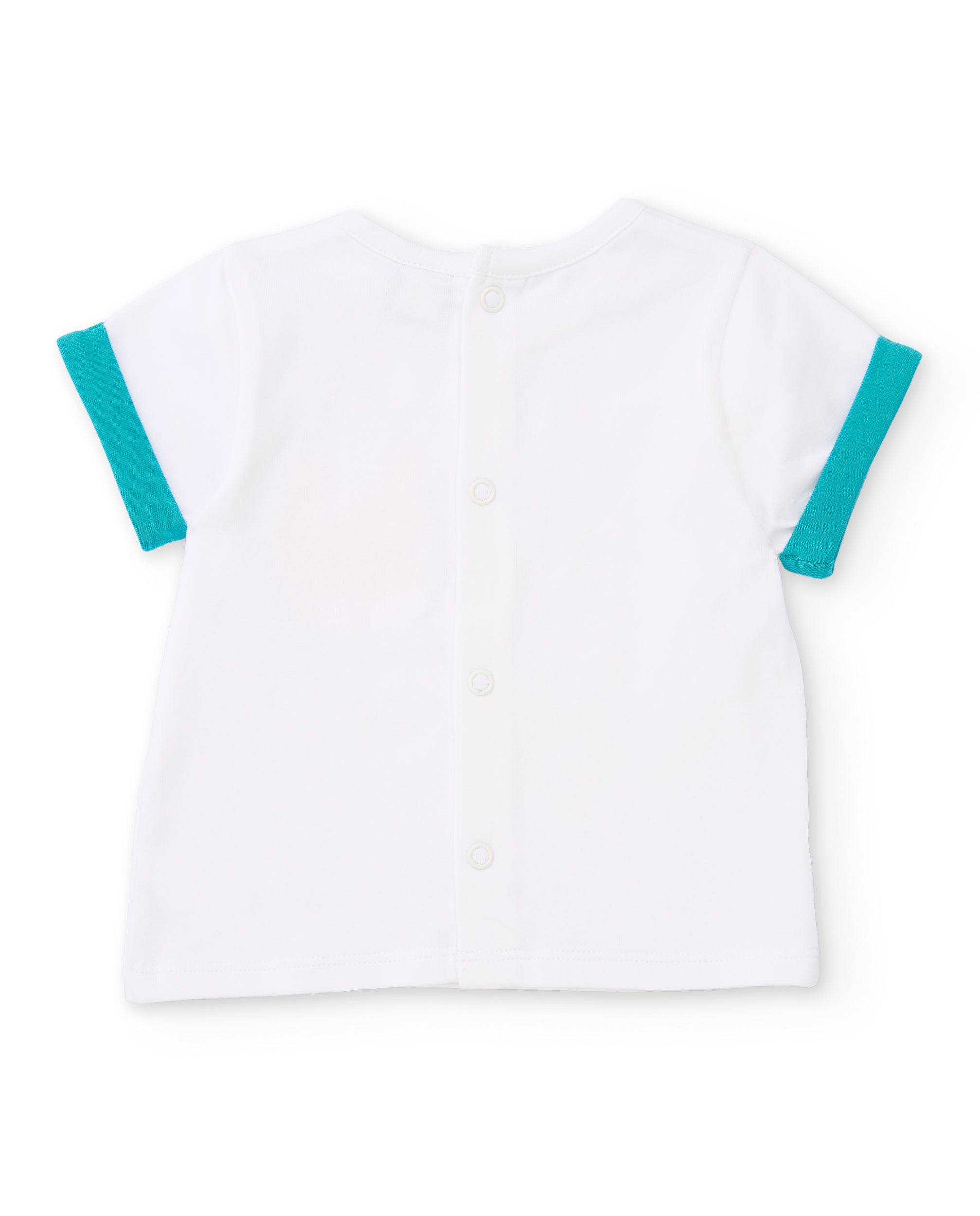 Conjunto de recién nacido de punto y bolsillo decorativo - Tuc tuc - Blanco Blanco-5