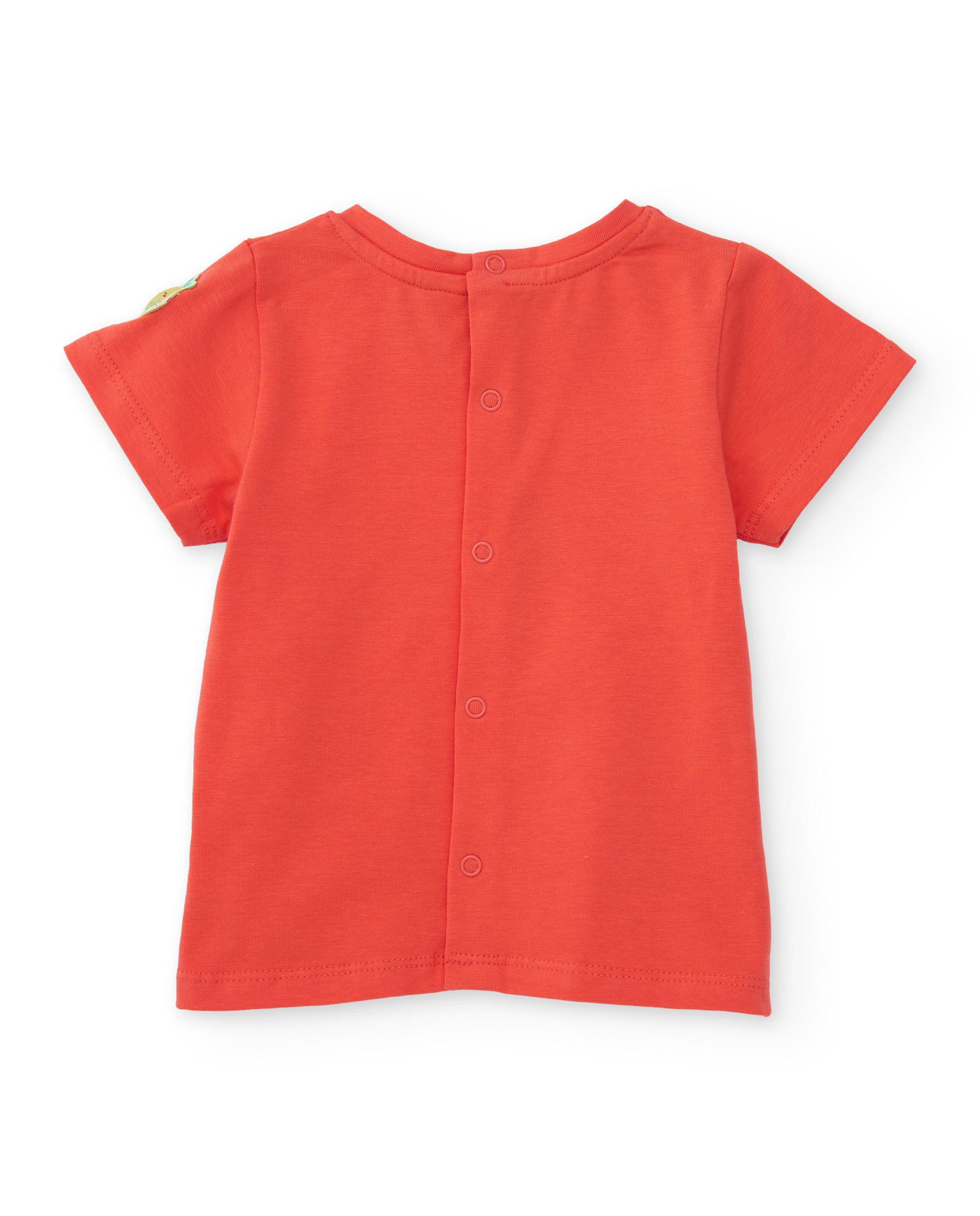 Conjunto de recién nacido de punto con parche bordado - Tuc tuc - Rojo Rojo-5