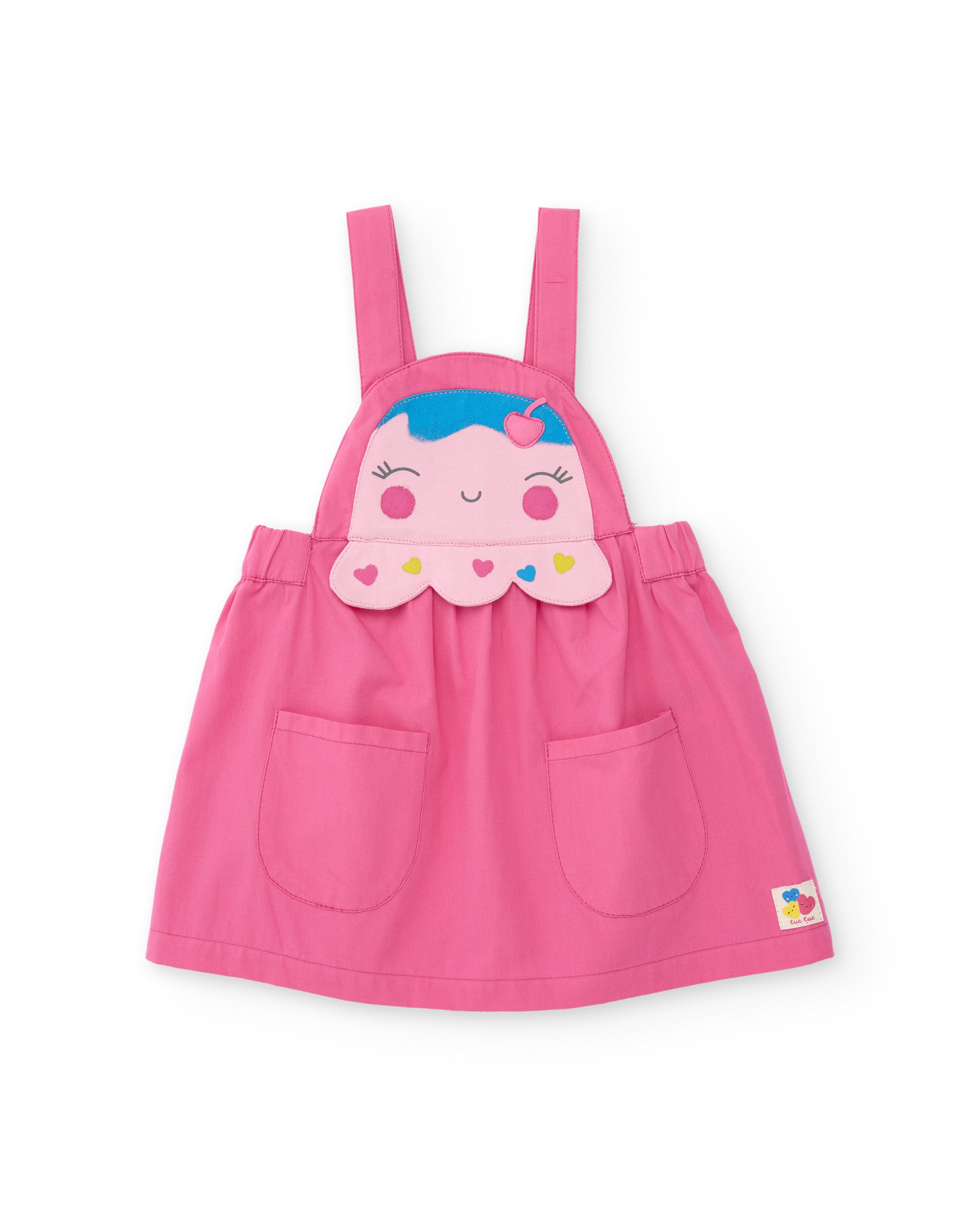 Imagen 4 de Conjunto de recién nacido de punto con carita sonriente - Tuc tuc - Rosa Rosa