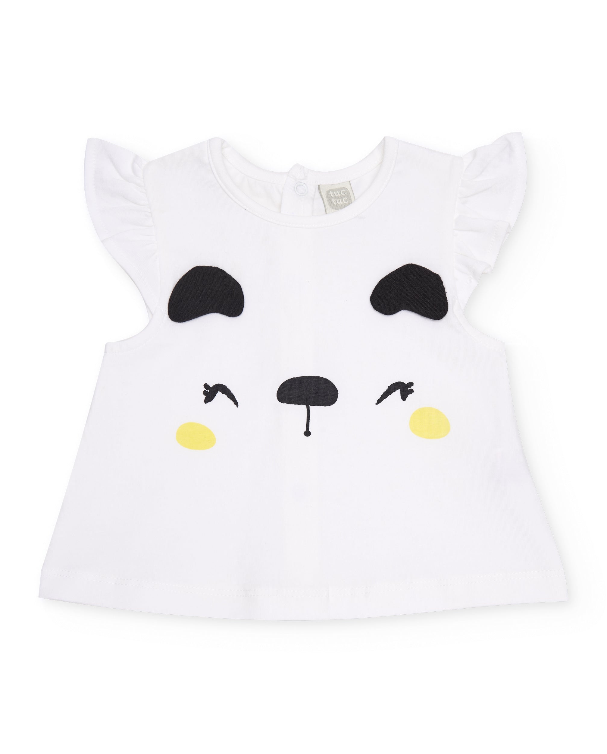 Imagen 2 de Conjunto de recién nacido de punto y estampado de manchas - Tuc tuc - Blanco Blanco