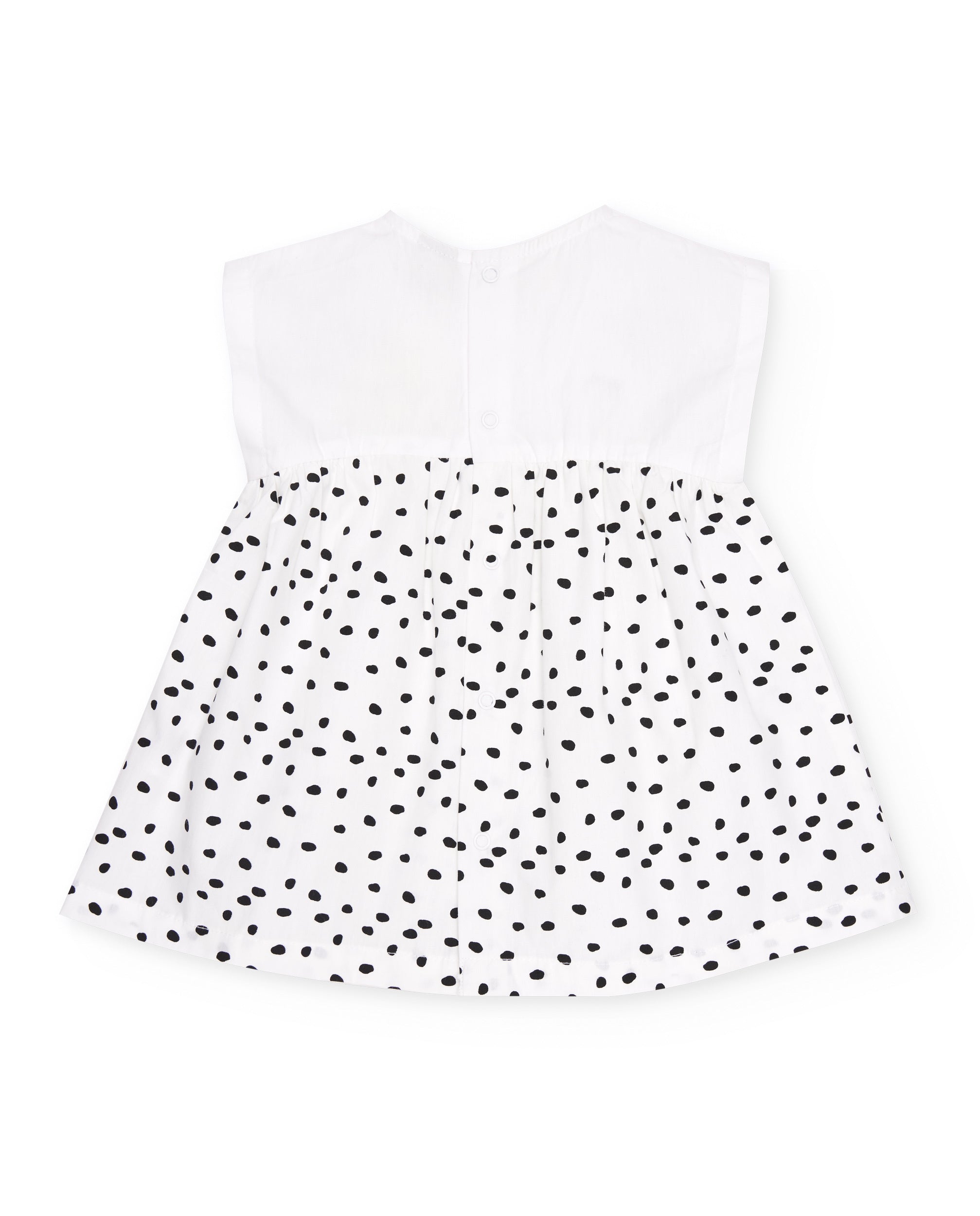Imagen 4 de Vestido de recién nacido de plana y diseño de manchitas - Tuc tuc - Blanco Blanco