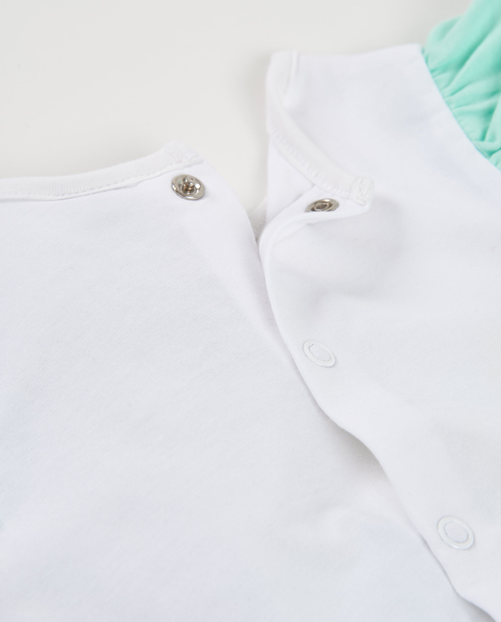 Imagen 5 de Vestido de recién nacido de punto y estampado perrito - Tuc tuc - Blanco Blanco