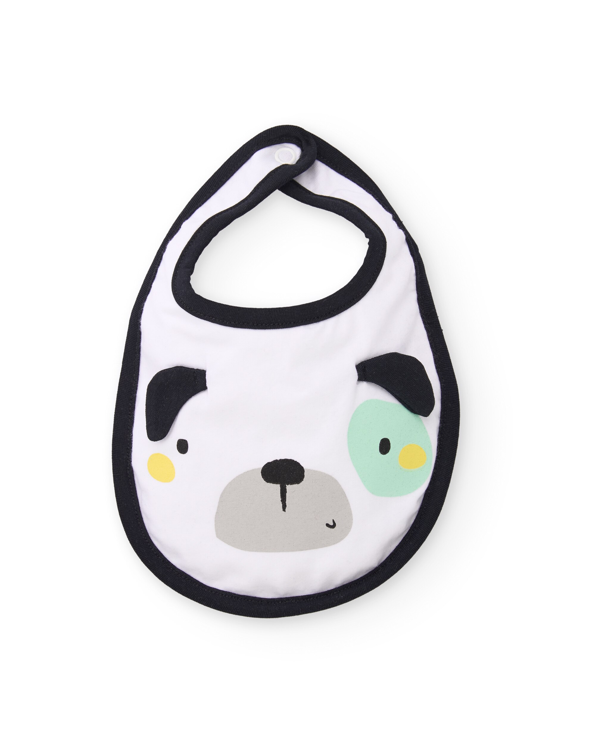 Conjunto de baberos de bebé niño de punto y cierre automático - Tuc tuc - Verde menta Verde menta-3